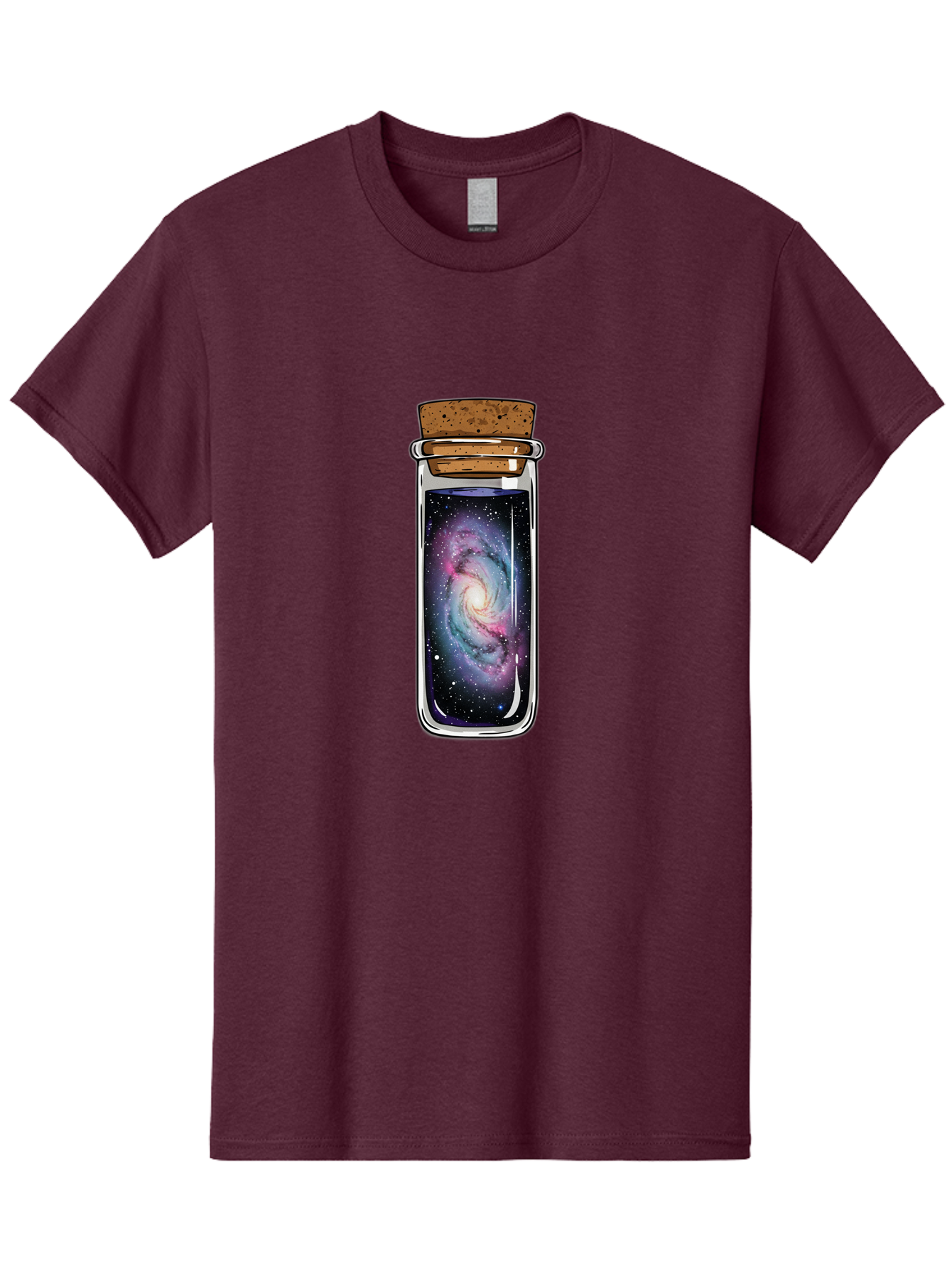 Galaxy-In-A-Jar-1 Men'S Graphic Tee, 100% Cotton, Comfortable Casual Summer Wear, Machine Washable, Vintage Camera, Old Camera, Antique Camera, Black Camera, Classic Photography, Photography Equipment, Nostalgic Device, Film Camera, Camera Art Baj014