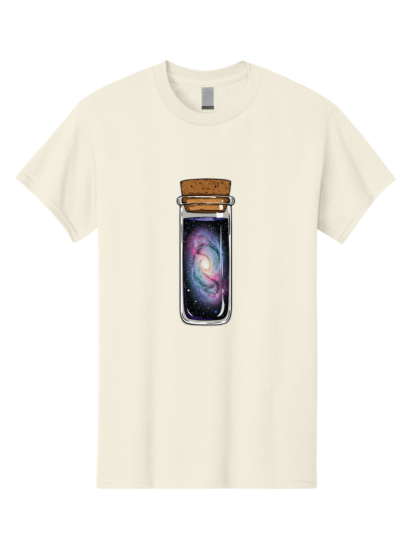 Galaxy-In-A-Jar-1 Men'S Graphic Tee, 100% Cotton, Comfortable Casual Summer Wear, Machine Washable, Vintage Camera, Old Camera, Antique Camera, Black Camera, Classic Photography, Photography Equipment, Nostalgic Device, Film Camera, Camera Art Baj014