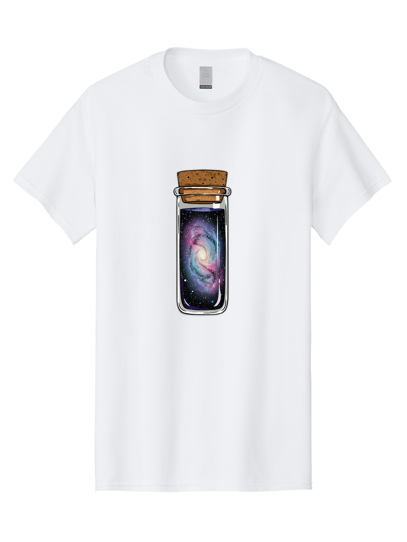 Galaxy-In-A-Jar-1 Men'S Graphic Tee, 100% Cotton, Comfortable Casual Summer Wear, Machine Washable, Vintage Camera, Old Camera, Antique Camera, Black Camera, Classic Photography, Photography Equipment, Nostalgic Device, Film Camera, Camera Art Baj014