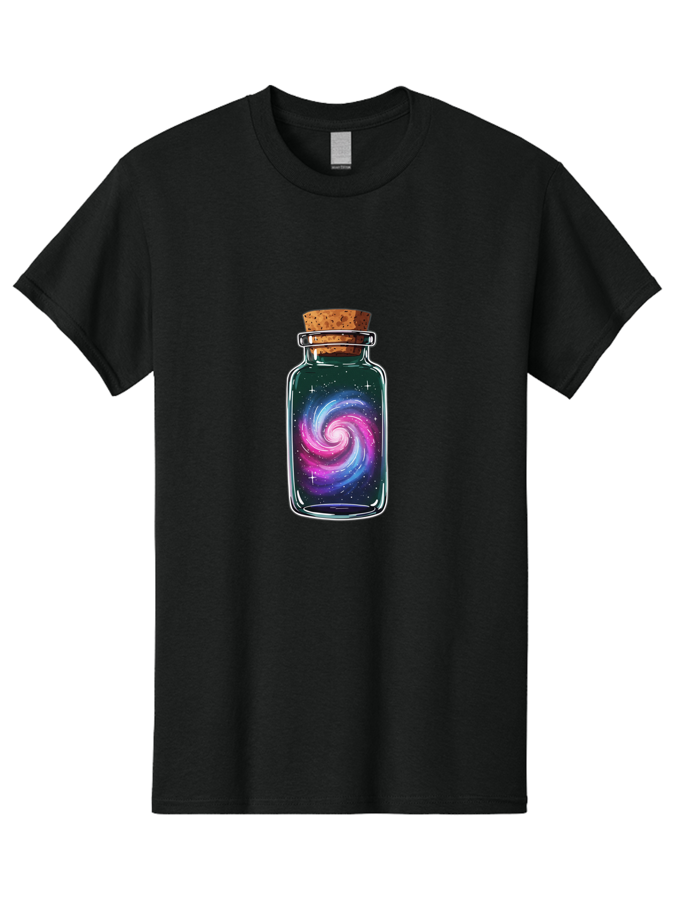 Galaxy-In-A-Jar-2 Men'S Graphic Tee, 100% Cotton, Comfortable Casual Summer Wear, Machine Washable, Vintage Camera, Old Camera, Antique Camera, Black Camera, Classic Photography, Photography Equipment, Nostalgic Device, Film Camera, Camera Art Baj015