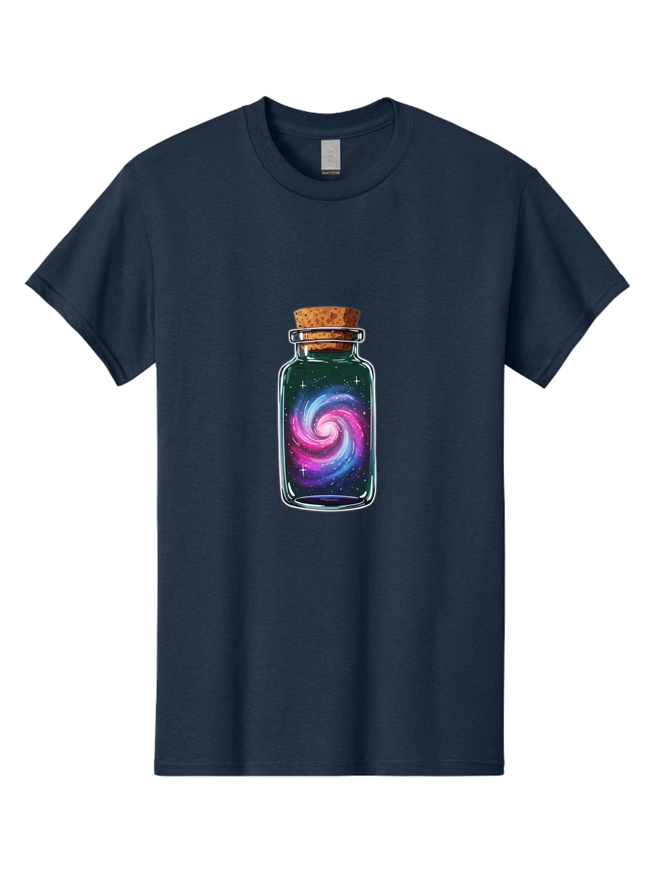 Galaxy-In-A-Jar-2 Men'S Graphic Tee, 100% Cotton, Comfortable Casual Summer Wear, Machine Washable, Vintage Camera, Old Camera, Antique Camera, Black Camera, Classic Photography, Photography Equipment, Nostalgic Device, Film Camera, Camera Art Baj015
