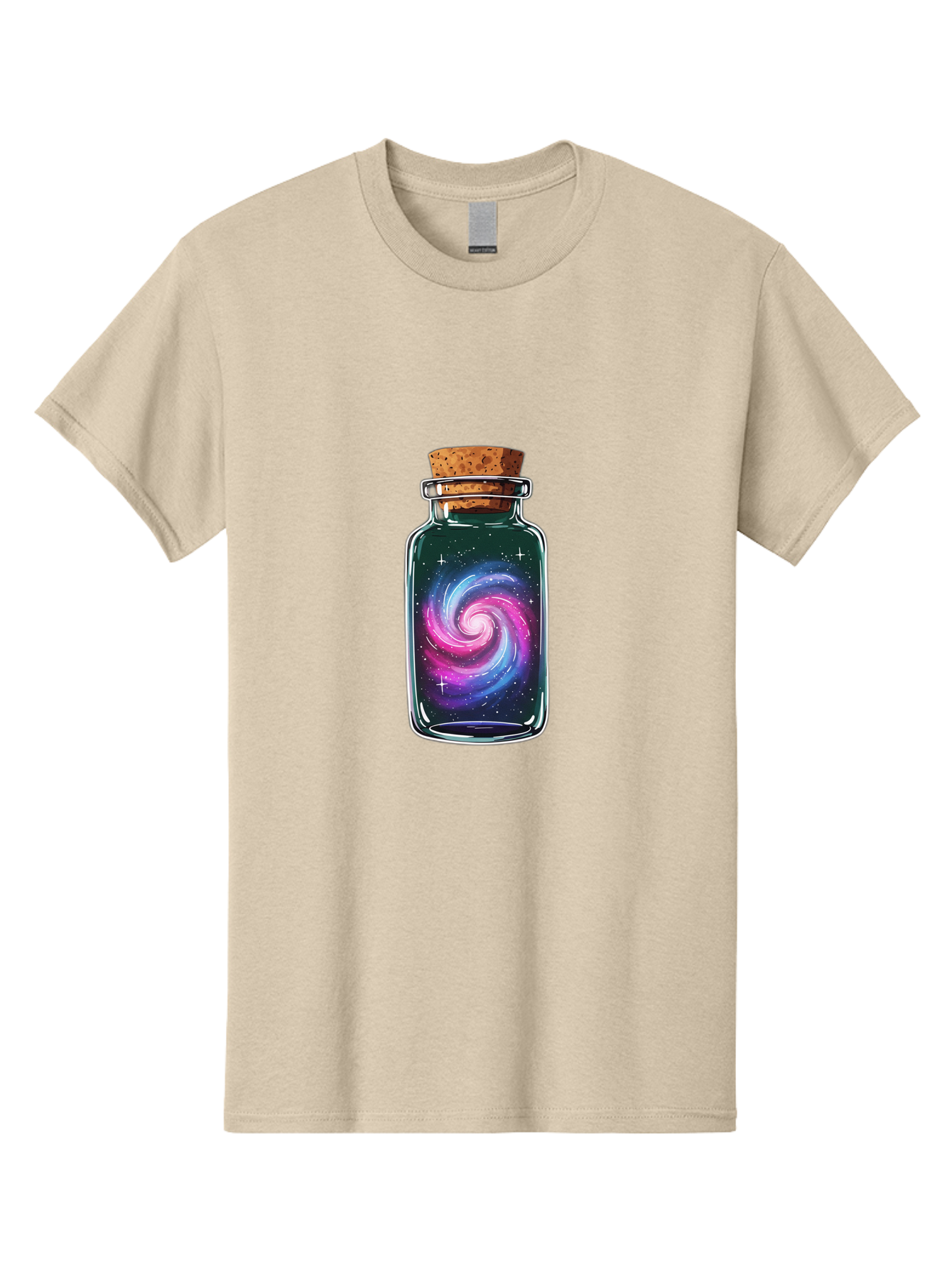 Galaxy-In-A-Jar-2 Men'S Graphic Tee, 100% Cotton, Comfortable Casual Summer Wear, Machine Washable, Vintage Camera, Old Camera, Antique Camera, Black Camera, Classic Photography, Photography Equipment, Nostalgic Device, Film Camera, Camera Art Baj015