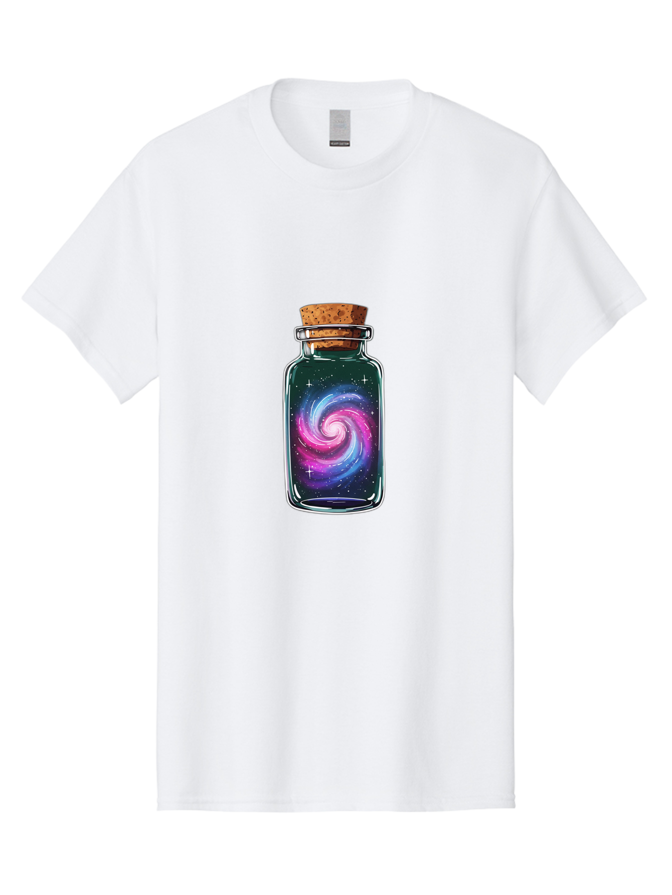 Galaxy-In-A-Jar-2 Men'S Graphic Tee, 100% Cotton, Comfortable Casual Summer Wear, Machine Washable, Vintage Camera, Old Camera, Antique Camera, Black Camera, Classic Photography, Photography Equipment, Nostalgic Device, Film Camera, Camera Art Baj015