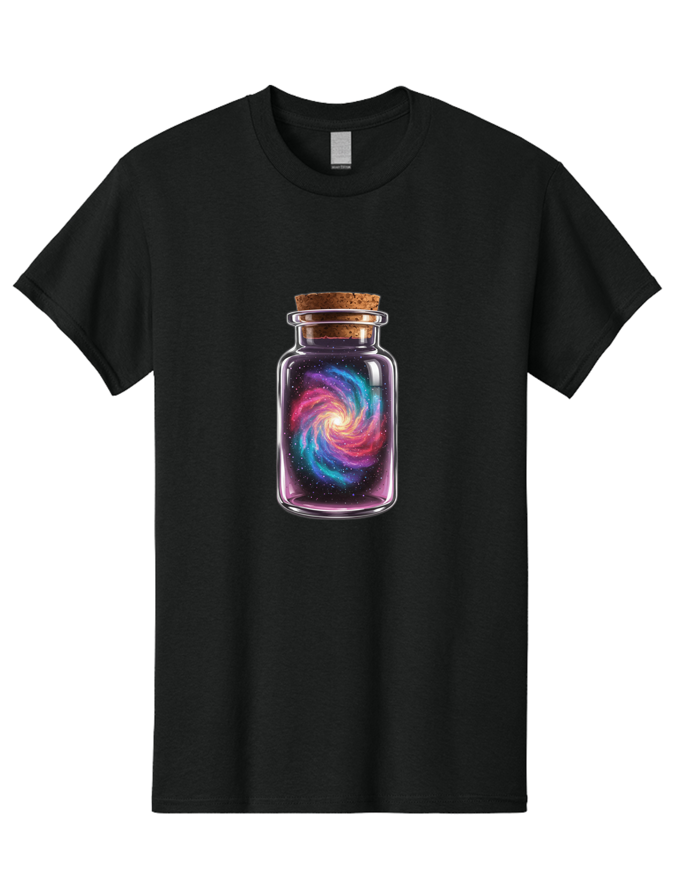 Galaxy-In-A-Jar-4 Men'S Graphic Tee, 100% Cotton, Comfortable Casual Summer Wear, Machine Washable, Vintage Camera, Old Camera, Antique Camera, Black Camera, Classic Photography, Photography Equipment, Nostalgic Device, Film Camera, Camera Art Baj017