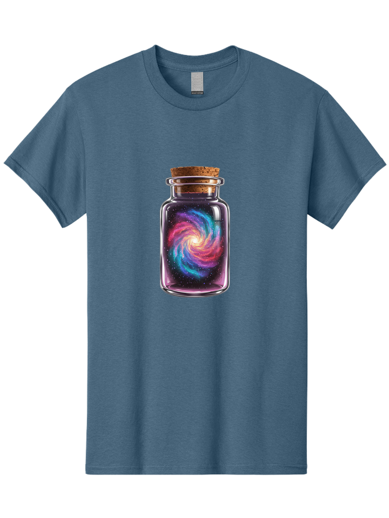 Galaxy-In-A-Jar-4 Men'S Graphic Tee, 100% Cotton, Comfortable Casual Summer Wear, Machine Washable, Vintage Camera, Old Camera, Antique Camera, Black Camera, Classic Photography, Photography Equipment, Nostalgic Device, Film Camera, Camera Art Baj017