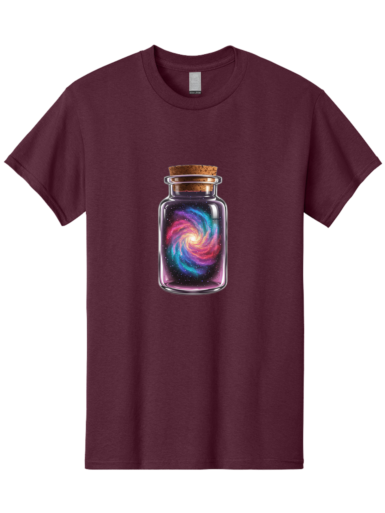 Galaxy-In-A-Jar-4 Men'S Graphic Tee, 100% Cotton, Comfortable Casual Summer Wear, Machine Washable, Vintage Camera, Old Camera, Antique Camera, Black Camera, Classic Photography, Photography Equipment, Nostalgic Device, Film Camera, Camera Art Baj017