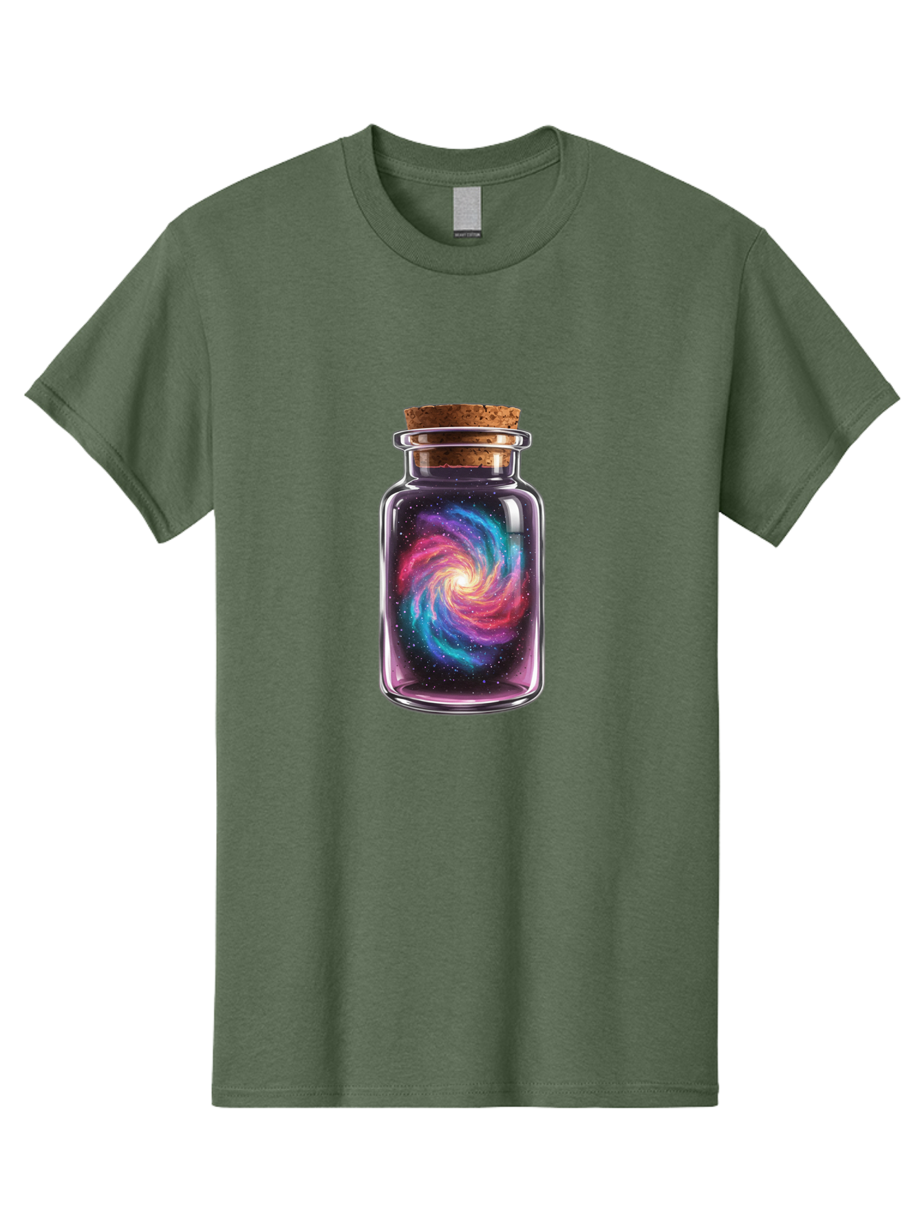 Galaxy-In-A-Jar-4 Men'S Graphic Tee, 100% Cotton, Comfortable Casual Summer Wear, Machine Washable, Vintage Camera, Old Camera, Antique Camera, Black Camera, Classic Photography, Photography Equipment, Nostalgic Device, Film Camera, Camera Art Baj017
