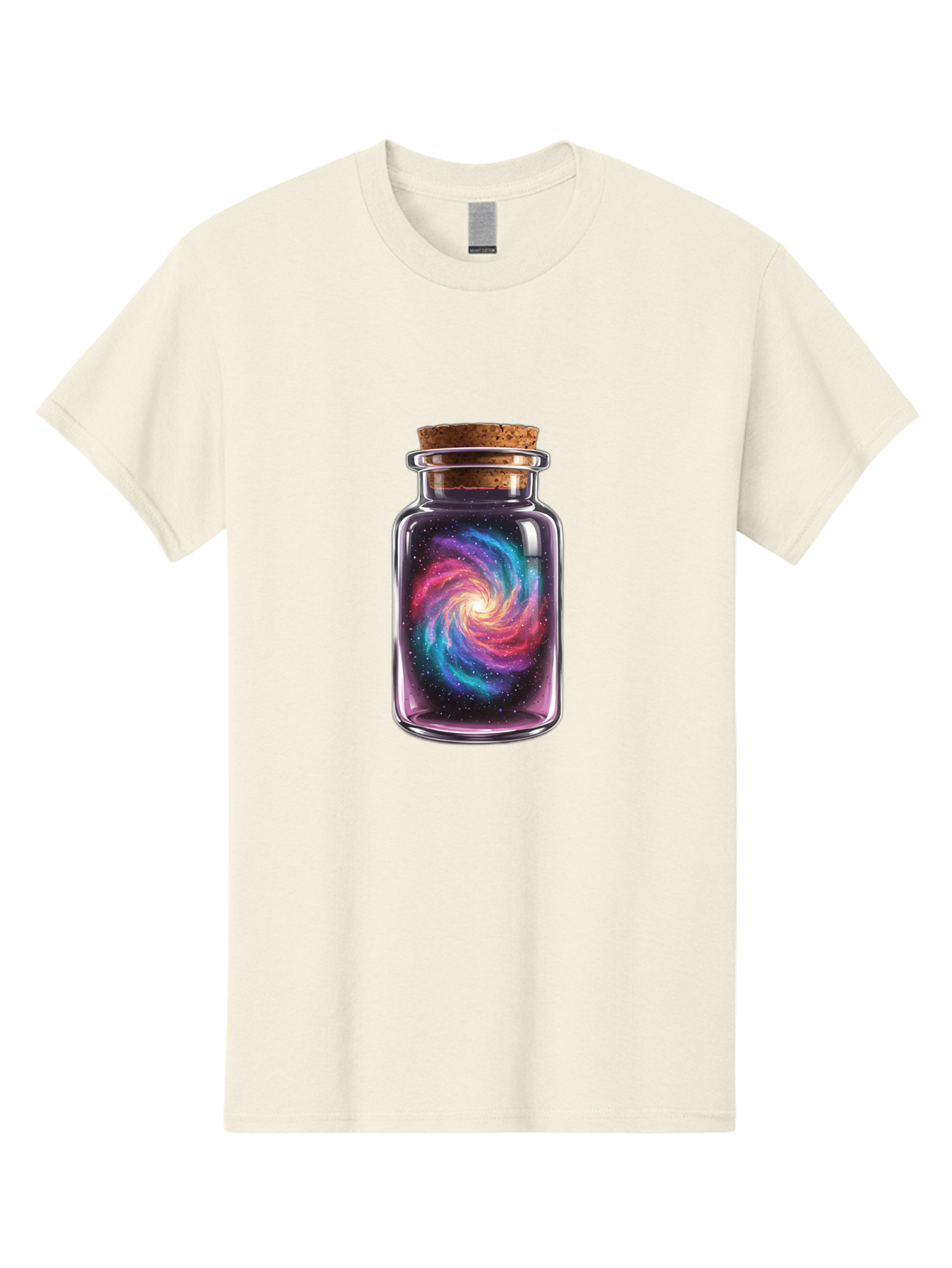 Galaxy-In-A-Jar-4 Men'S Graphic Tee, 100% Cotton, Comfortable Casual Summer Wear, Machine Washable, Vintage Camera, Old Camera, Antique Camera, Black Camera, Classic Photography, Photography Equipment, Nostalgic Device, Film Camera, Camera Art Baj017