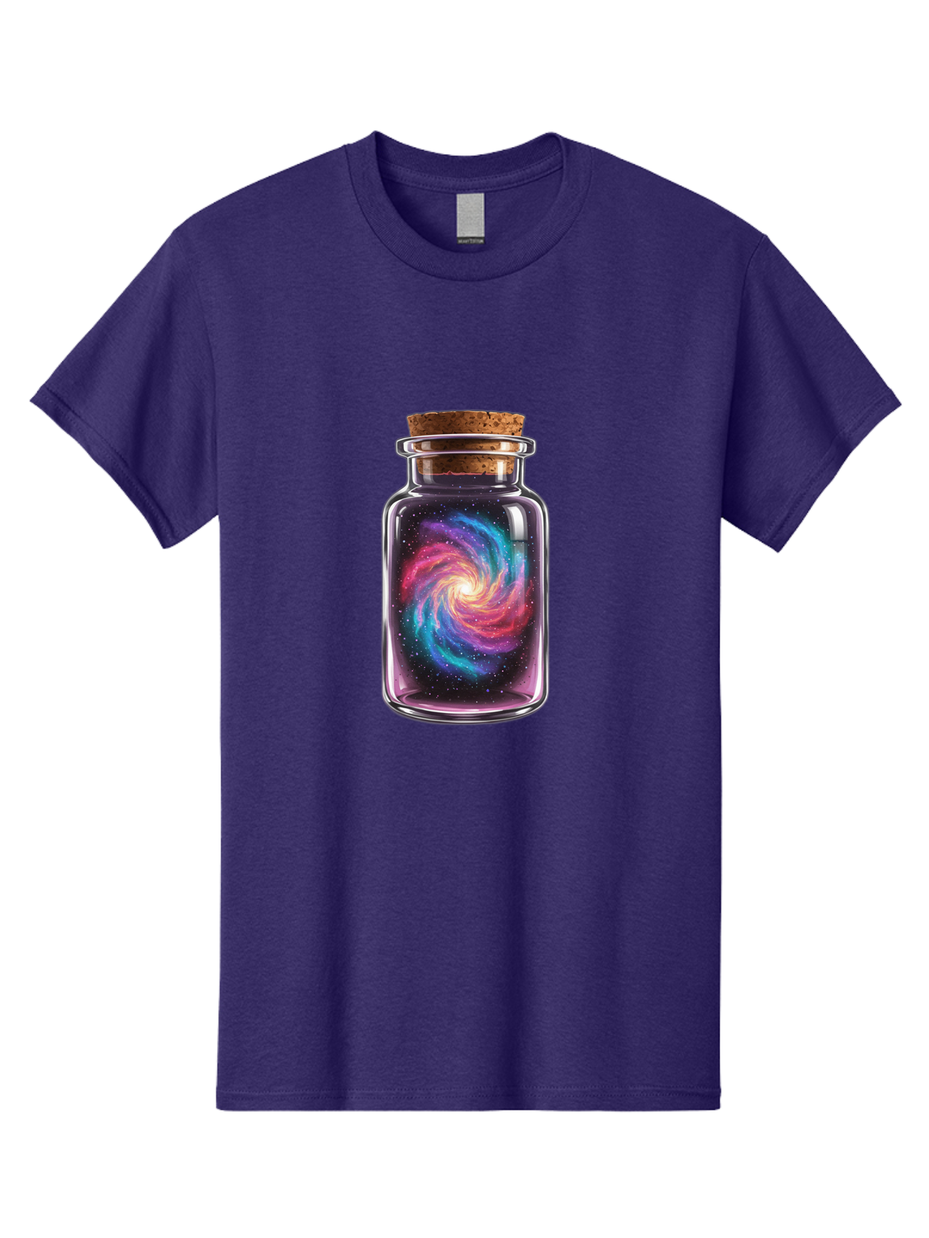 Galaxy-In-A-Jar-4 Men'S Graphic Tee, 100% Cotton, Comfortable Casual Summer Wear, Machine Washable, Vintage Camera, Old Camera, Antique Camera, Black Camera, Classic Photography, Photography Equipment, Nostalgic Device, Film Camera, Camera Art Baj017