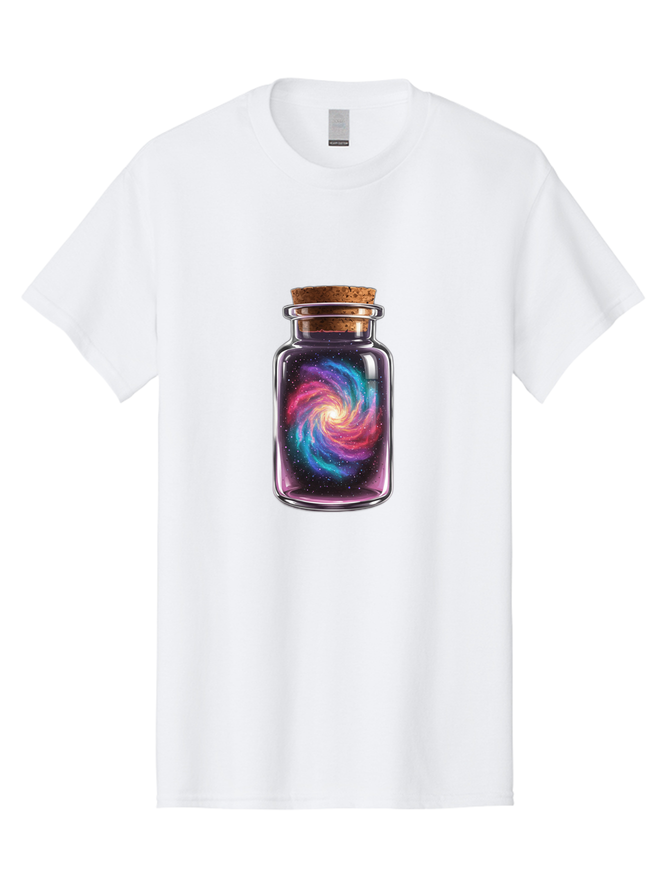 Galaxy-In-A-Jar-4 Men'S Graphic Tee, 100% Cotton, Comfortable Casual Summer Wear, Machine Washable, Vintage Camera, Old Camera, Antique Camera, Black Camera, Classic Photography, Photography Equipment, Nostalgic Device, Film Camera, Camera Art Baj017