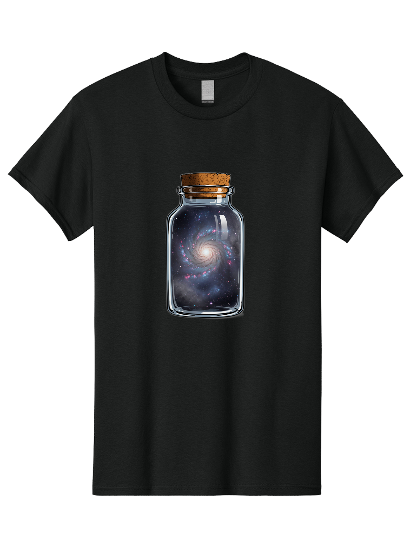 Galaxy-In-A-Jar-5 Men'S Graphic Tee, 100% Cotton, Comfortable Casual Summer Wear, Machine Washable, Vintage Camera, Old Camera, Antique Camera, Black Camera, Classic Photography, Photography Equipment, Nostalgic Device, Film Camera, Camera Art Baj018