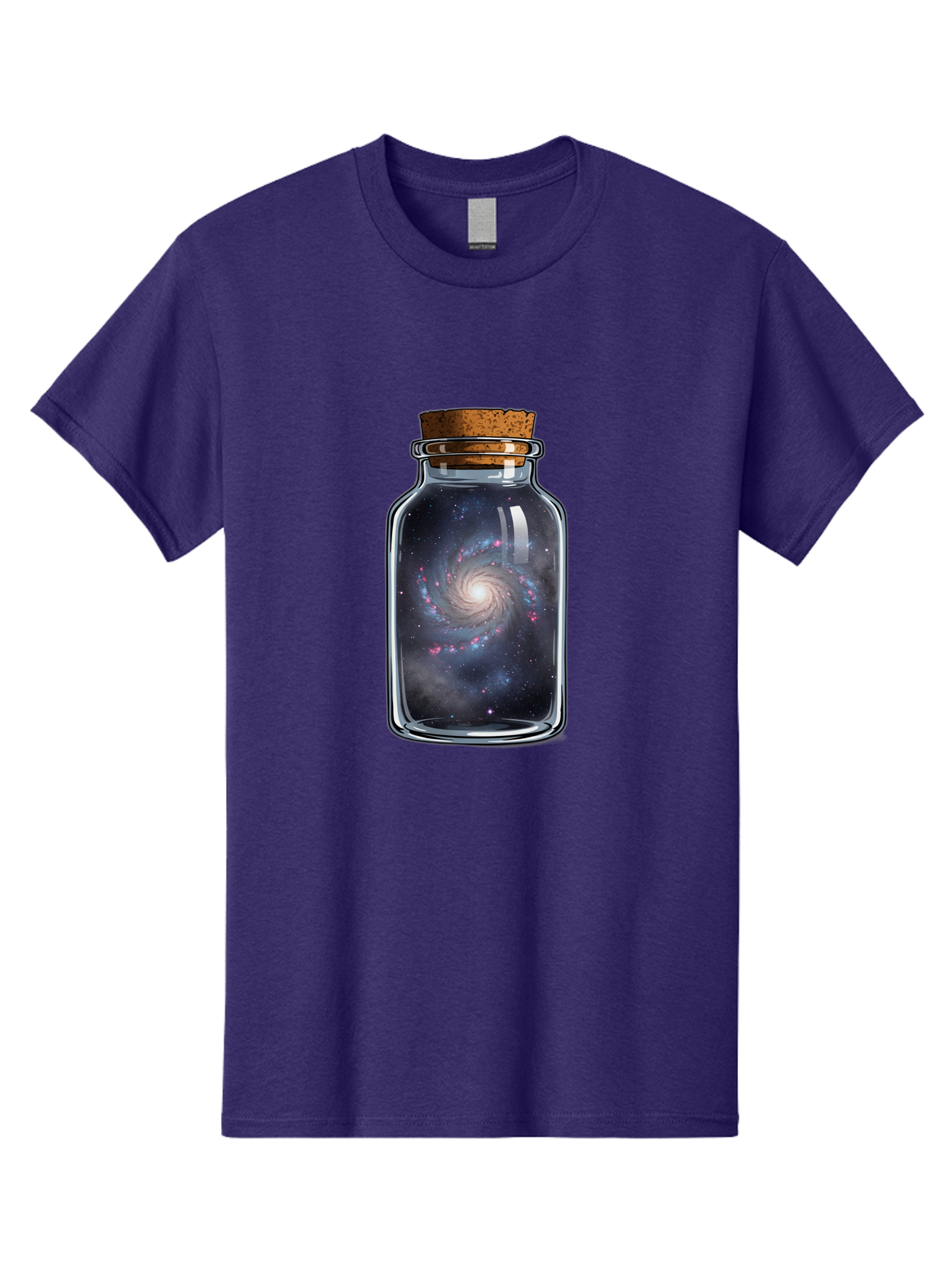 Galaxy-In-A-Jar-5 Men'S Graphic Tee, 100% Cotton, Comfortable Casual Summer Wear, Machine Washable, Vintage Camera, Old Camera, Antique Camera, Black Camera, Classic Photography, Photography Equipment, Nostalgic Device, Film Camera, Camera Art Baj018