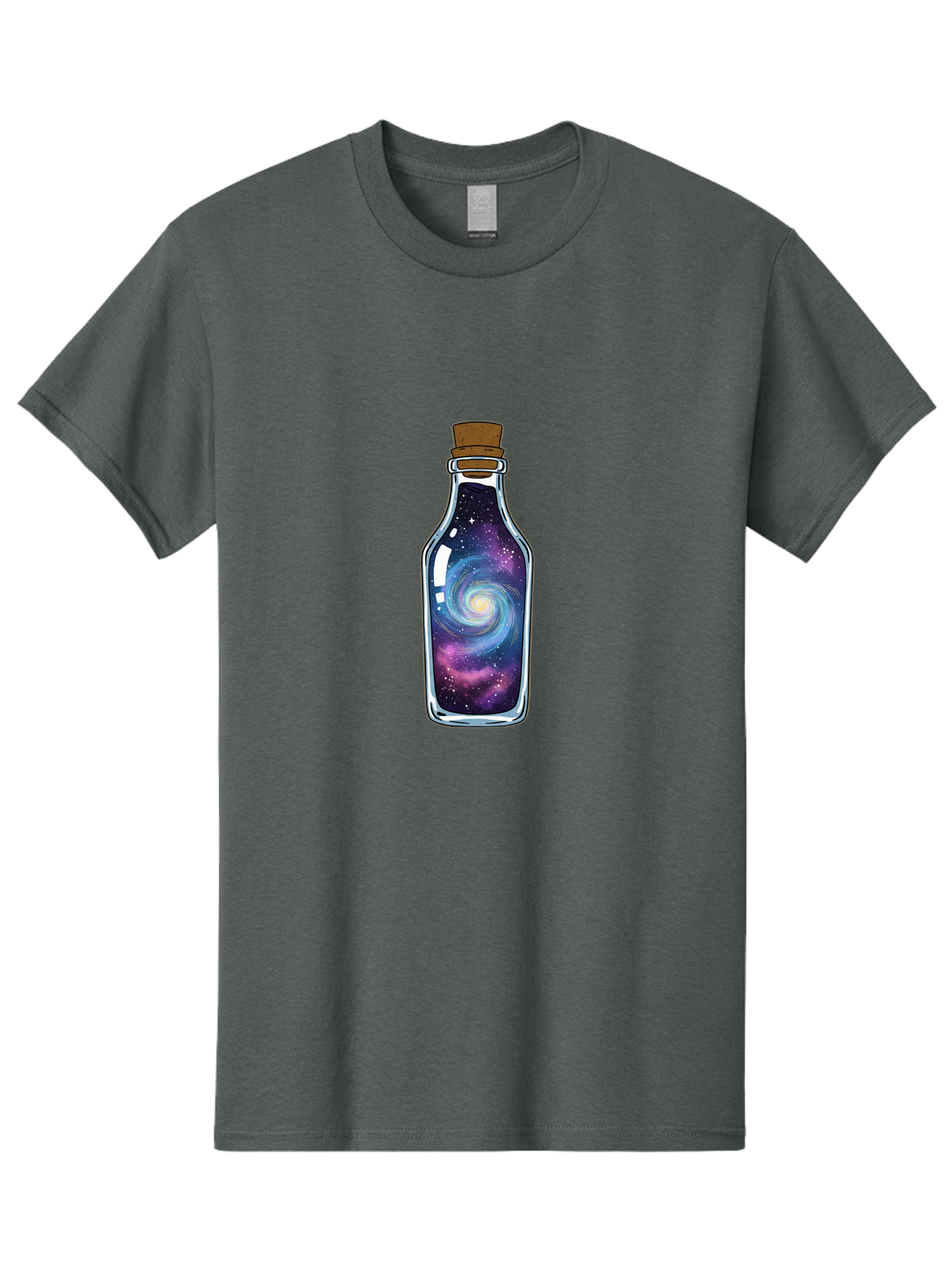 Galaxy-In-Bottle-10 Men'S Graphic Tee, 100% Cotton, Comfortable Casual Summer Wear, Machine Washable, Vintage Camera, Old Camera, Antique Camera, Black Camera, Classic Photography, Photography Equipment, Nostalgic Device, Film Camera, Baj021