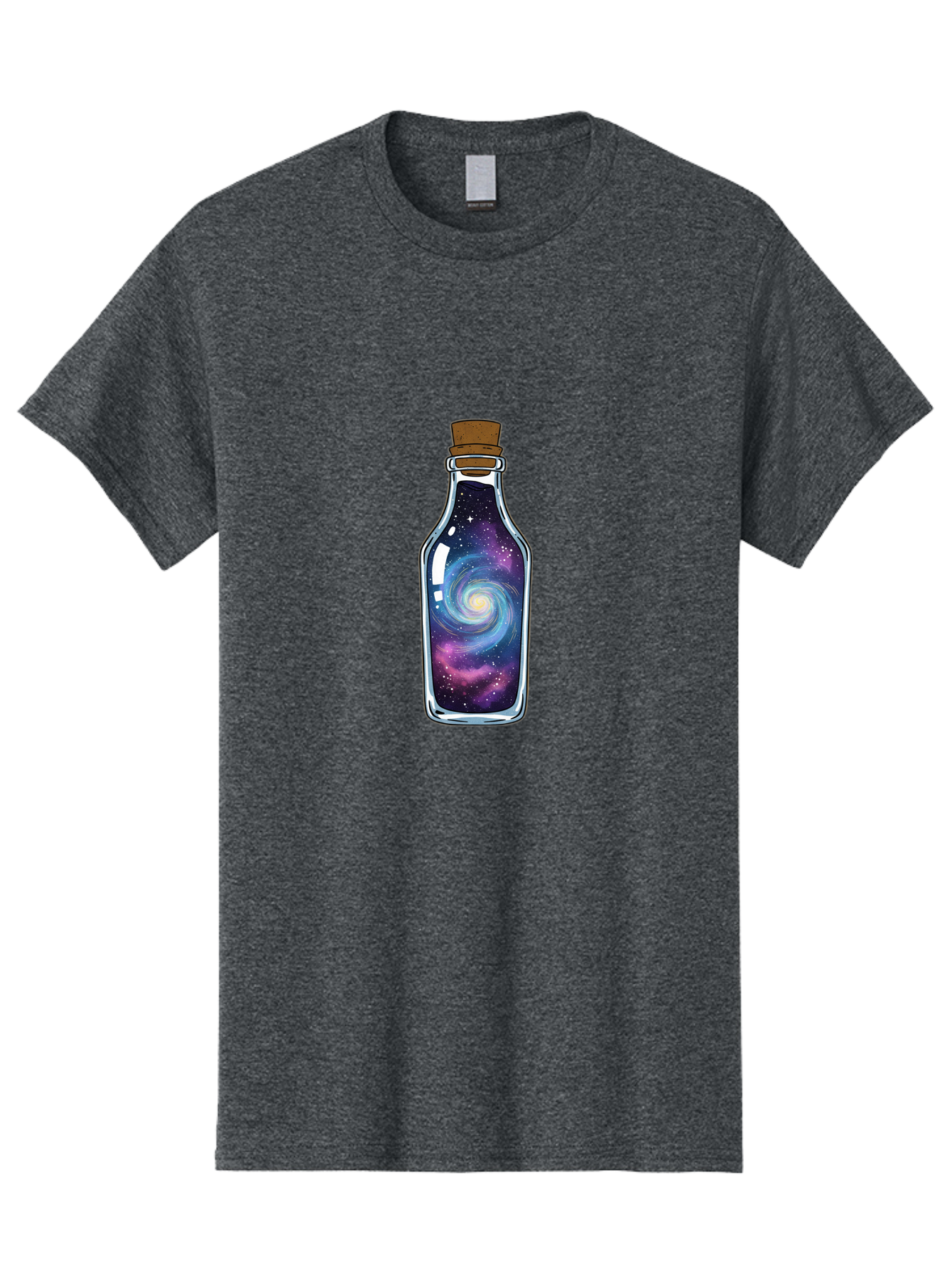 Galaxy-In-Bottle-10 Men'S Graphic Tee, 100% Cotton, Comfortable Casual Summer Wear, Machine Washable, Vintage Camera, Old Camera, Antique Camera, Black Camera, Classic Photography, Photography Equipment, Nostalgic Device, Film Camera, Baj021