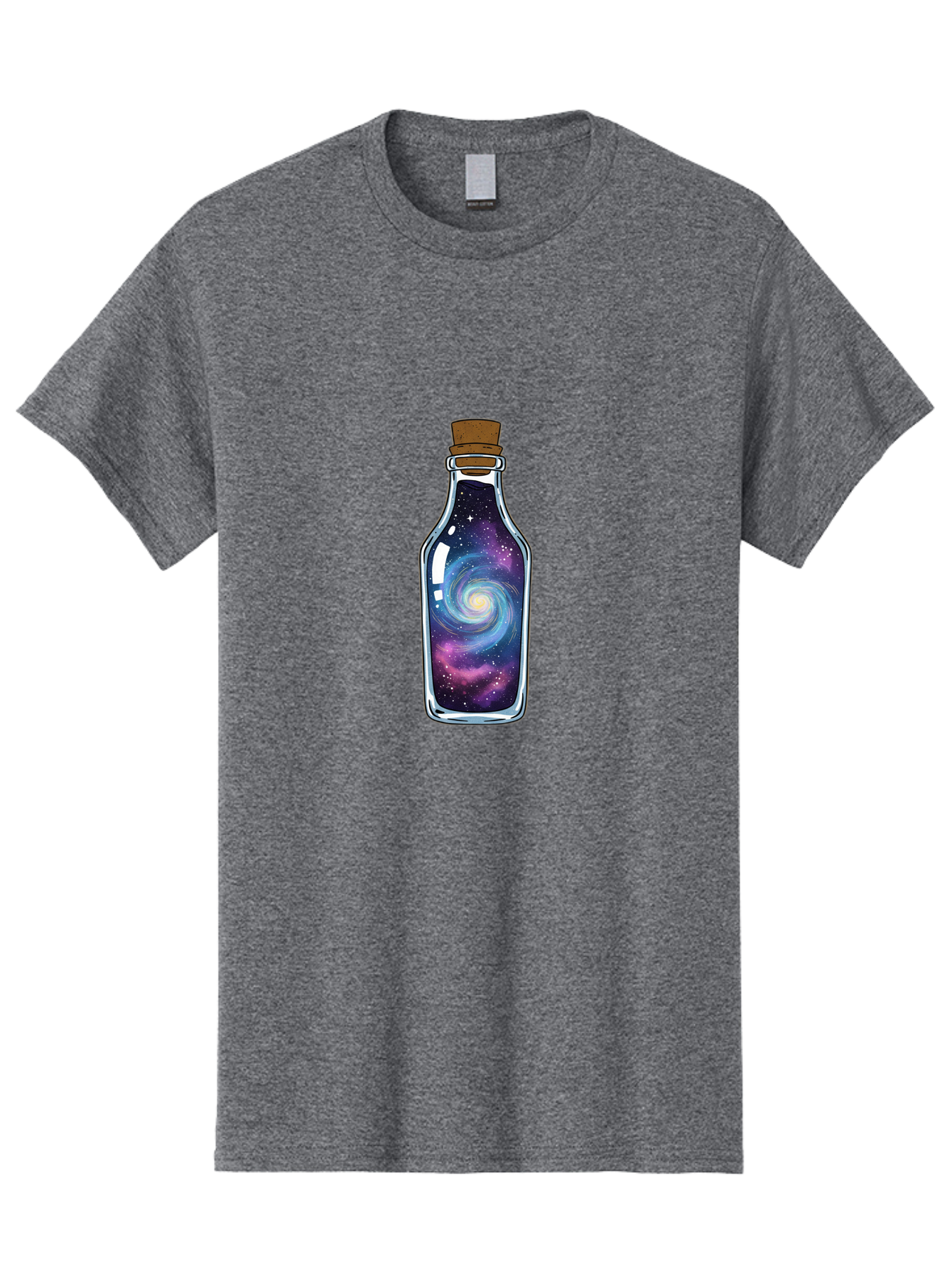 Galaxy-In-Bottle-10 Men'S Graphic Tee, 100% Cotton, Comfortable Casual Summer Wear, Machine Washable, Vintage Camera, Old Camera, Antique Camera, Black Camera, Classic Photography, Photography Equipment, Nostalgic Device, Film Camera, Baj021
