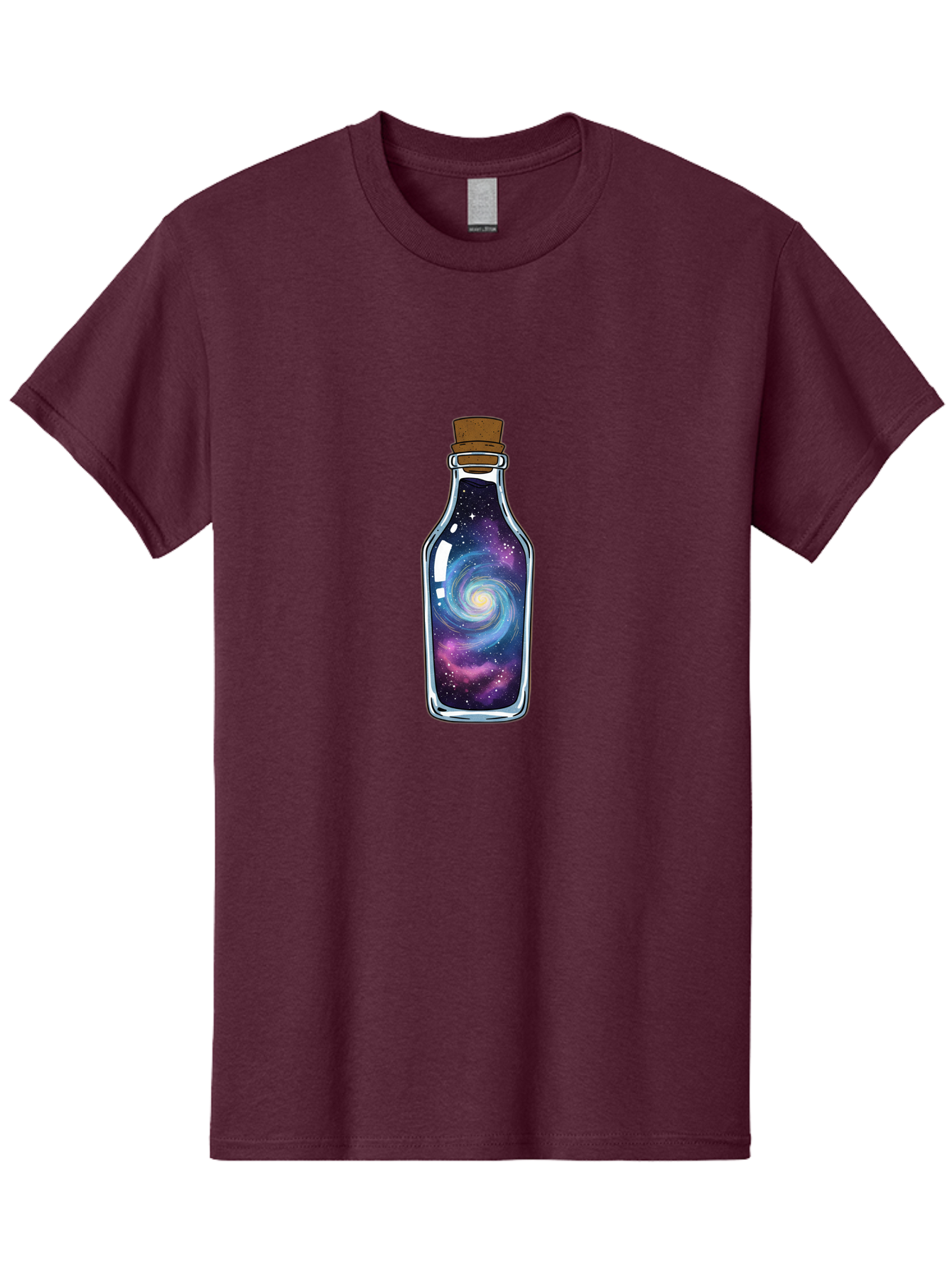 Galaxy-In-Bottle-10 Men'S Graphic Tee, 100% Cotton, Comfortable Casual Summer Wear, Machine Washable, Vintage Camera, Old Camera, Antique Camera, Black Camera, Classic Photography, Photography Equipment, Nostalgic Device, Film Camera, Baj021