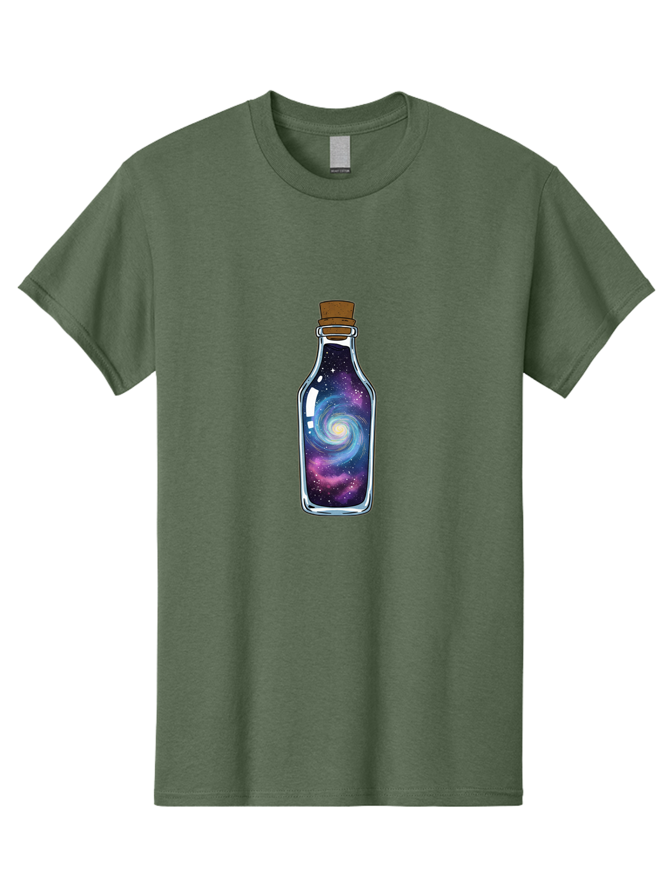 Galaxy-In-Bottle-10 Men'S Graphic Tee, 100% Cotton, Comfortable Casual Summer Wear, Machine Washable, Vintage Camera, Old Camera, Antique Camera, Black Camera, Classic Photography, Photography Equipment, Nostalgic Device, Film Camera, Baj021