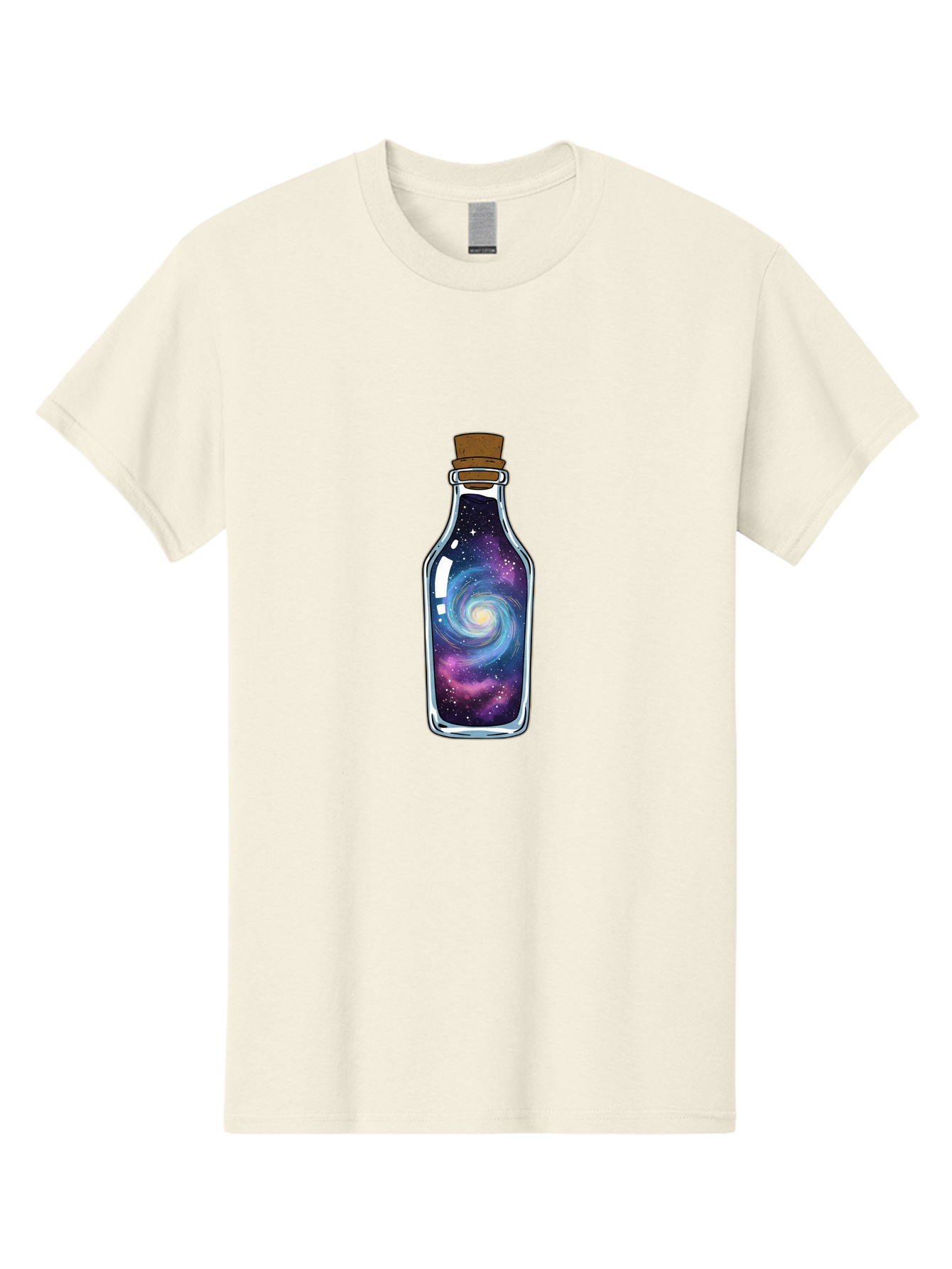 Galaxy-In-Bottle-10 Men'S Graphic Tee, 100% Cotton, Comfortable Casual Summer Wear, Machine Washable, Vintage Camera, Old Camera, Antique Camera, Black Camera, Classic Photography, Photography Equipment, Nostalgic Device, Film Camera, Baj021