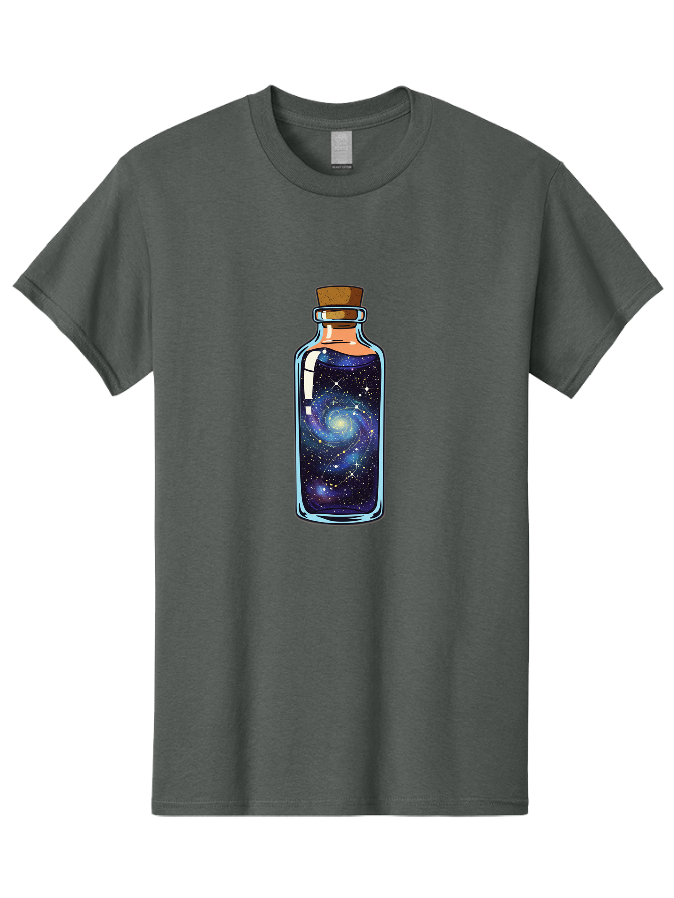 Galaxy-In-Bottle-11 Men'S Graphic Tee, 100% Cotton, Comfortable Casual Summer Wear, Machine Washable, Vintage Camera, Old Camera, Antique Camera, Black Camera, Classic Photography, Photography Equipment, Nostalgic Device, Film Camera, Baj022