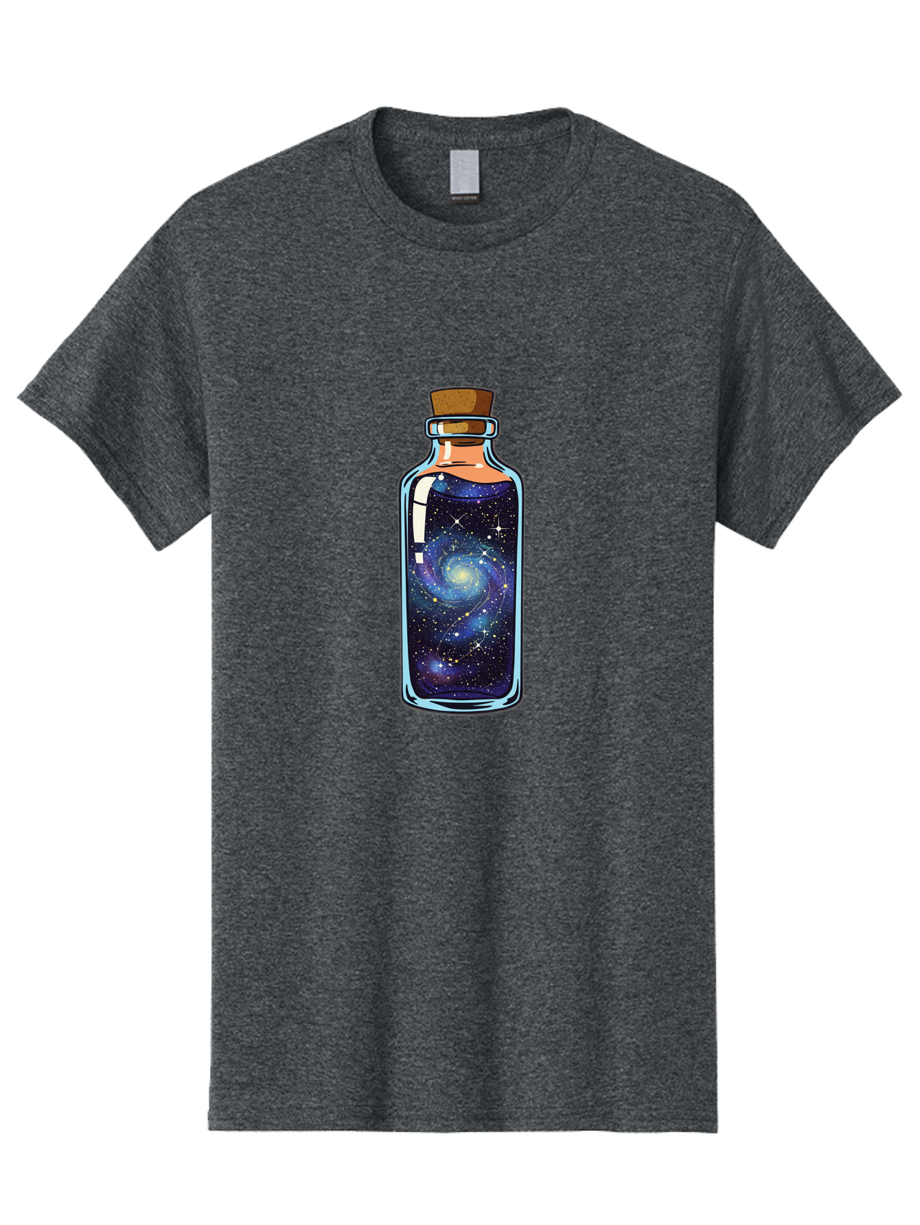 Galaxy-In-Bottle-11 Men'S Graphic Tee, 100% Cotton, Comfortable Casual Summer Wear, Machine Washable, Vintage Camera, Old Camera, Antique Camera, Black Camera, Classic Photography, Photography Equipment, Nostalgic Device, Film Camera, Baj022