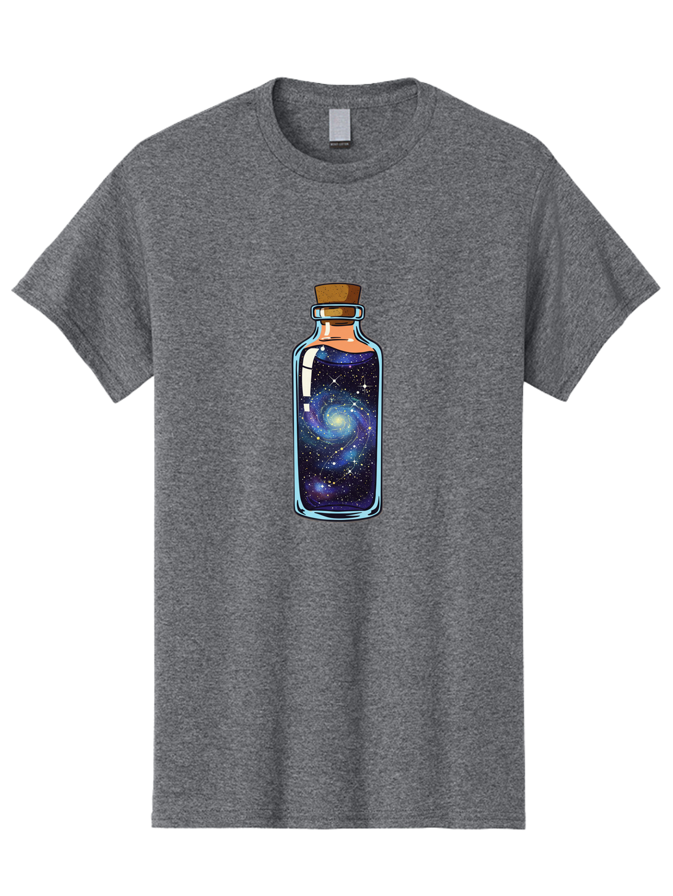 Galaxy-In-Bottle-11 Men'S Graphic Tee, 100% Cotton, Comfortable Casual Summer Wear, Machine Washable, Vintage Camera, Old Camera, Antique Camera, Black Camera, Classic Photography, Photography Equipment, Nostalgic Device, Film Camera, Baj022