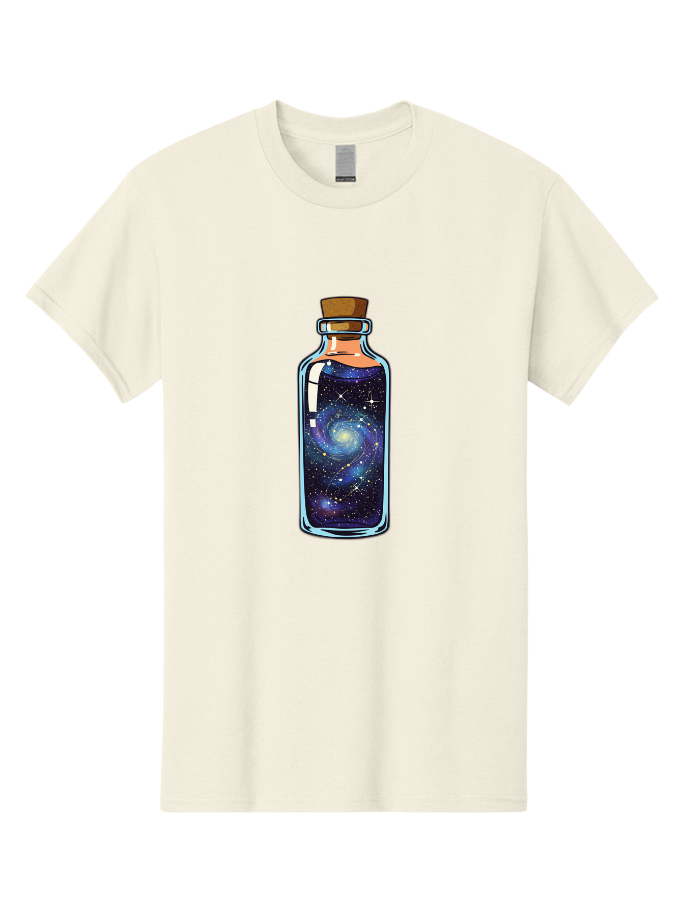 Galaxy-In-Bottle-11 Men'S Graphic Tee, 100% Cotton, Comfortable Casual Summer Wear, Machine Washable, Vintage Camera, Old Camera, Antique Camera, Black Camera, Classic Photography, Photography Equipment, Nostalgic Device, Film Camera, Baj022