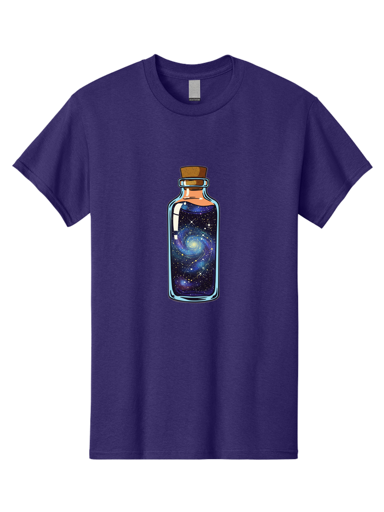 Galaxy-In-Bottle-11 Men'S Graphic Tee, 100% Cotton, Comfortable Casual Summer Wear, Machine Washable, Vintage Camera, Old Camera, Antique Camera, Black Camera, Classic Photography, Photography Equipment, Nostalgic Device, Film Camera, Baj022