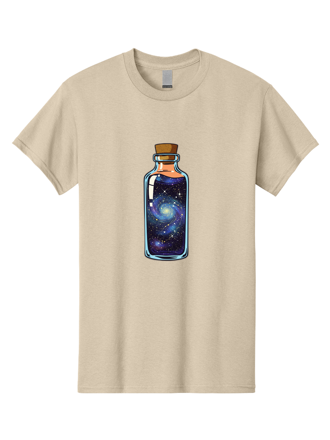 Galaxy-In-Bottle-11 Men'S Graphic Tee, 100% Cotton, Comfortable Casual Summer Wear, Machine Washable, Vintage Camera, Old Camera, Antique Camera, Black Camera, Classic Photography, Photography Equipment, Nostalgic Device, Film Camera, Baj022