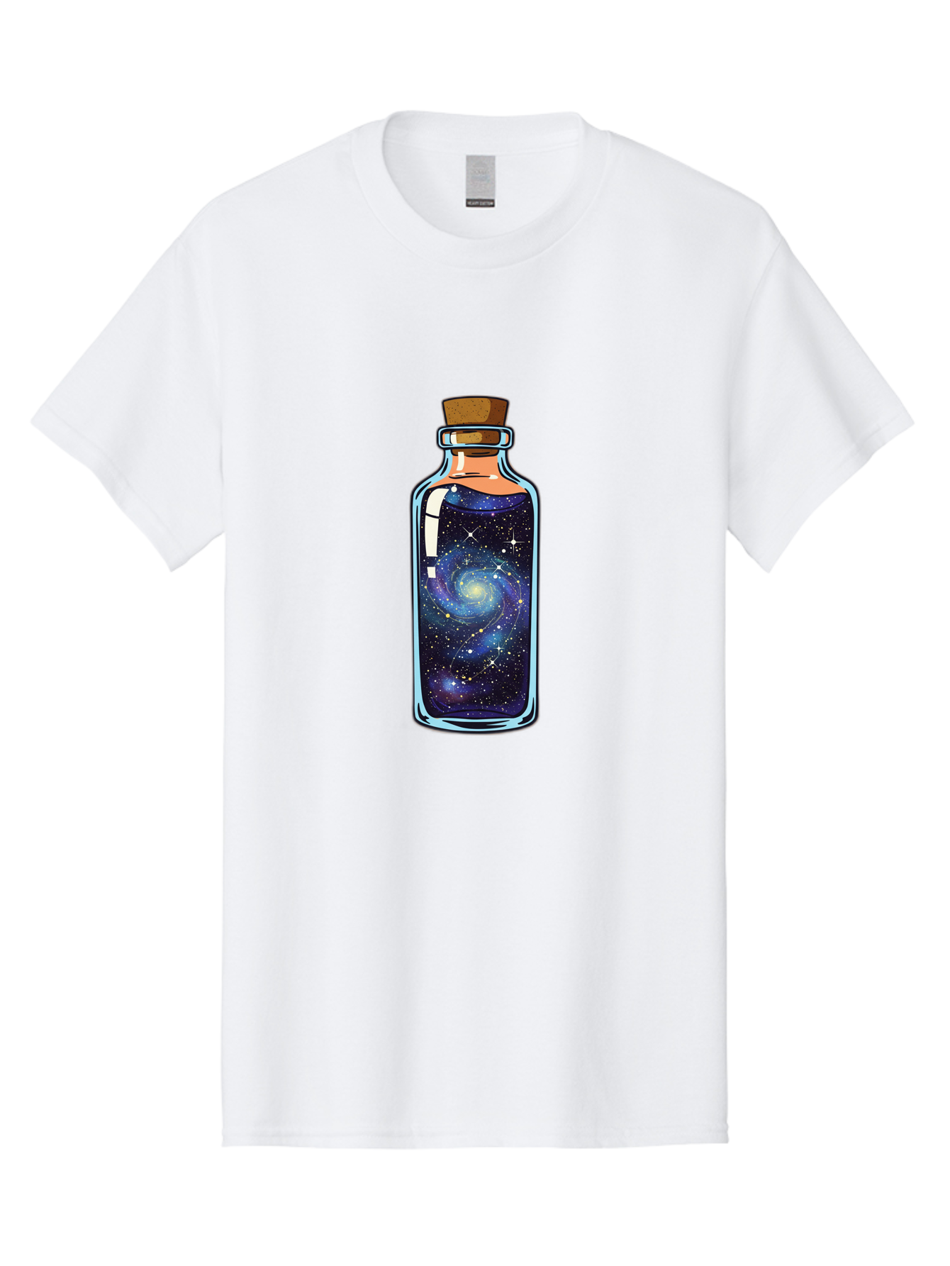 Galaxy-In-Bottle-11 Men'S Graphic Tee, 100% Cotton, Comfortable Casual Summer Wear, Machine Washable, Vintage Camera, Old Camera, Antique Camera, Black Camera, Classic Photography, Photography Equipment, Nostalgic Device, Film Camera, Baj022
