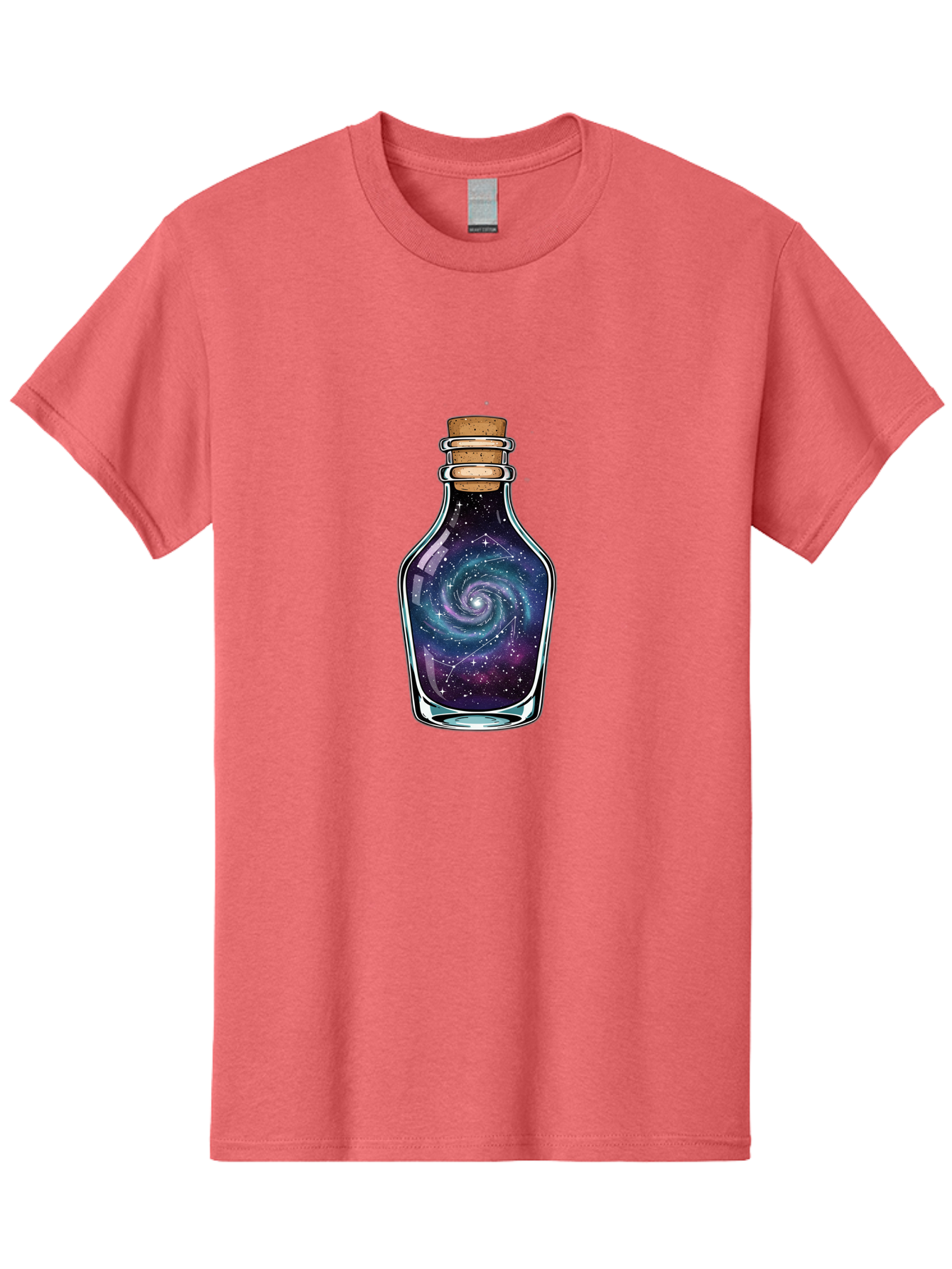 Galaxy-In-Bottle-12 Men'S Graphic Tee, 100% Cotton, Comfortable Casual Summer Wear, Machine Washable, Vintage Camera, Old Camera, Antique Camera, Black Camera, Classic Photography, Photography Equipment, Nostalgic Device, Film Camera, Baj023