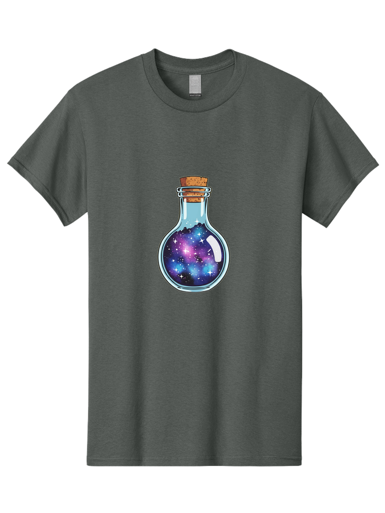 Galaxy-In-Bottle-13 Men'S Graphic Tee, 100% Cotton, Comfortable Casual Summer Wear, Machine Washable, Vintage Camera, Old Camera, Antique Camera, Black Camera, Classic Photography, Photography Equipment, Nostalgic Device, Film Camera, Baj024