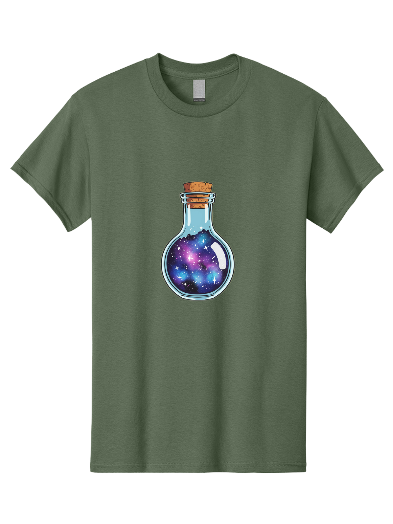 Galaxy-In-Bottle-13 Men'S Graphic Tee, 100% Cotton, Comfortable Casual Summer Wear, Machine Washable, Vintage Camera, Old Camera, Antique Camera, Black Camera, Classic Photography, Photography Equipment, Nostalgic Device, Film Camera, Baj024