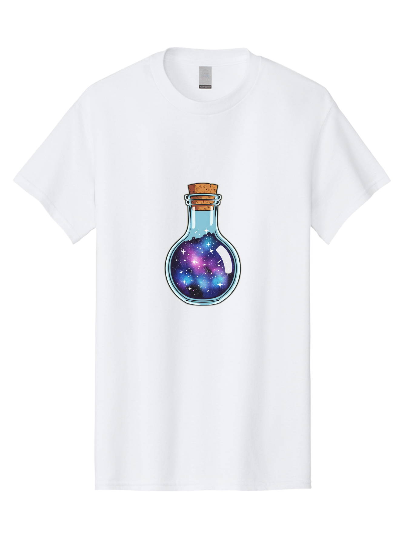 Galaxy-In-Bottle-13 Men'S Graphic Tee, 100% Cotton, Comfortable Casual Summer Wear, Machine Washable, Vintage Camera, Old Camera, Antique Camera, Black Camera, Classic Photography, Photography Equipment, Nostalgic Device, Film Camera, Baj024
