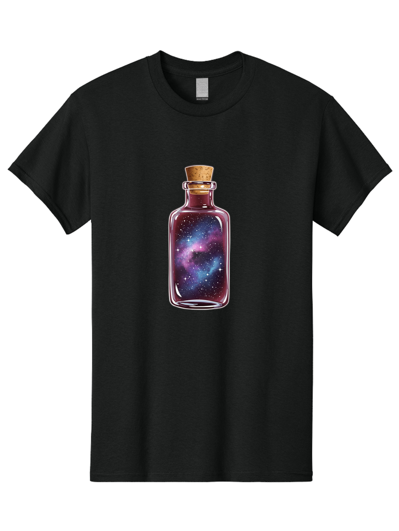 Galaxy-In-Bottle-14 Men'S Graphic Tee, 100% Cotton, Comfortable Casual Summer Wear, Machine Washable, Vintage Camera, Old Camera, Antique Camera, Black Camera, Classic Photography, Photography Equipment, Nostalgic Device, Film Camera, Baj025