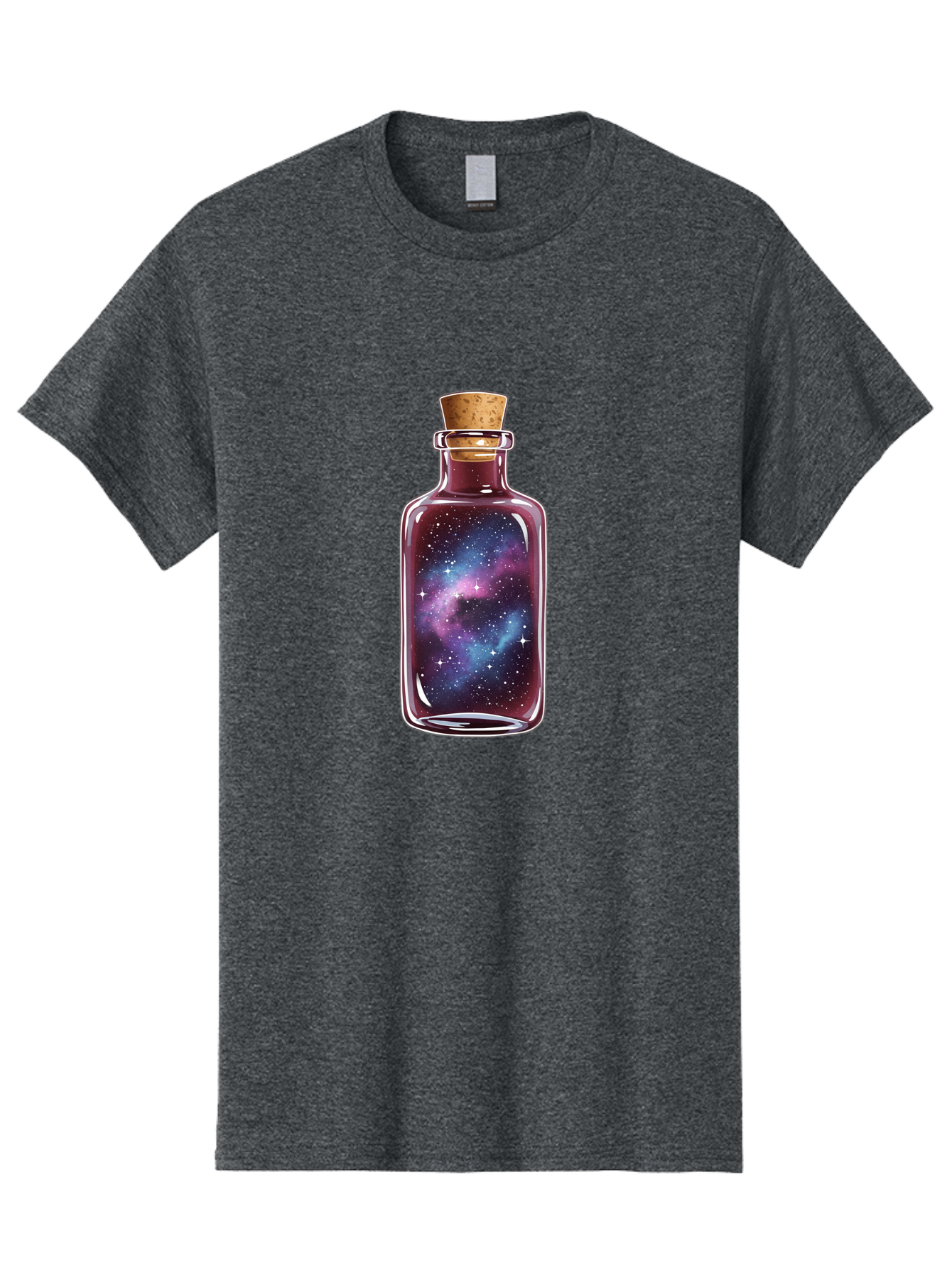Galaxy-In-Bottle-14 Men'S Graphic Tee, 100% Cotton, Comfortable Casual Summer Wear, Machine Washable, Vintage Camera, Old Camera, Antique Camera, Black Camera, Classic Photography, Photography Equipment, Nostalgic Device, Film Camera, Baj025