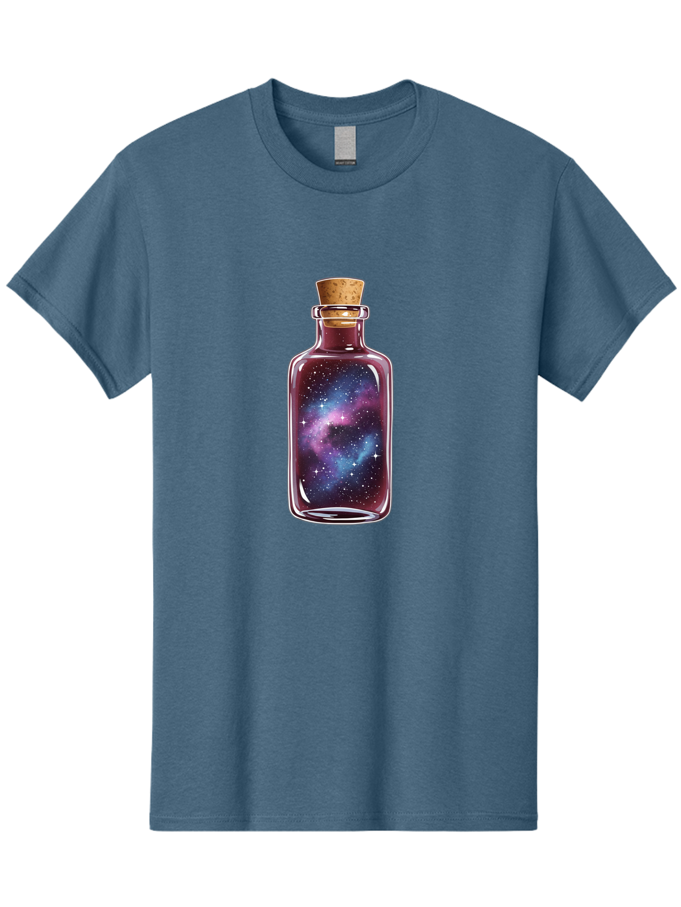 Galaxy-In-Bottle-14 Men'S Graphic Tee, 100% Cotton, Comfortable Casual Summer Wear, Machine Washable, Vintage Camera, Old Camera, Antique Camera, Black Camera, Classic Photography, Photography Equipment, Nostalgic Device, Film Camera, Baj025