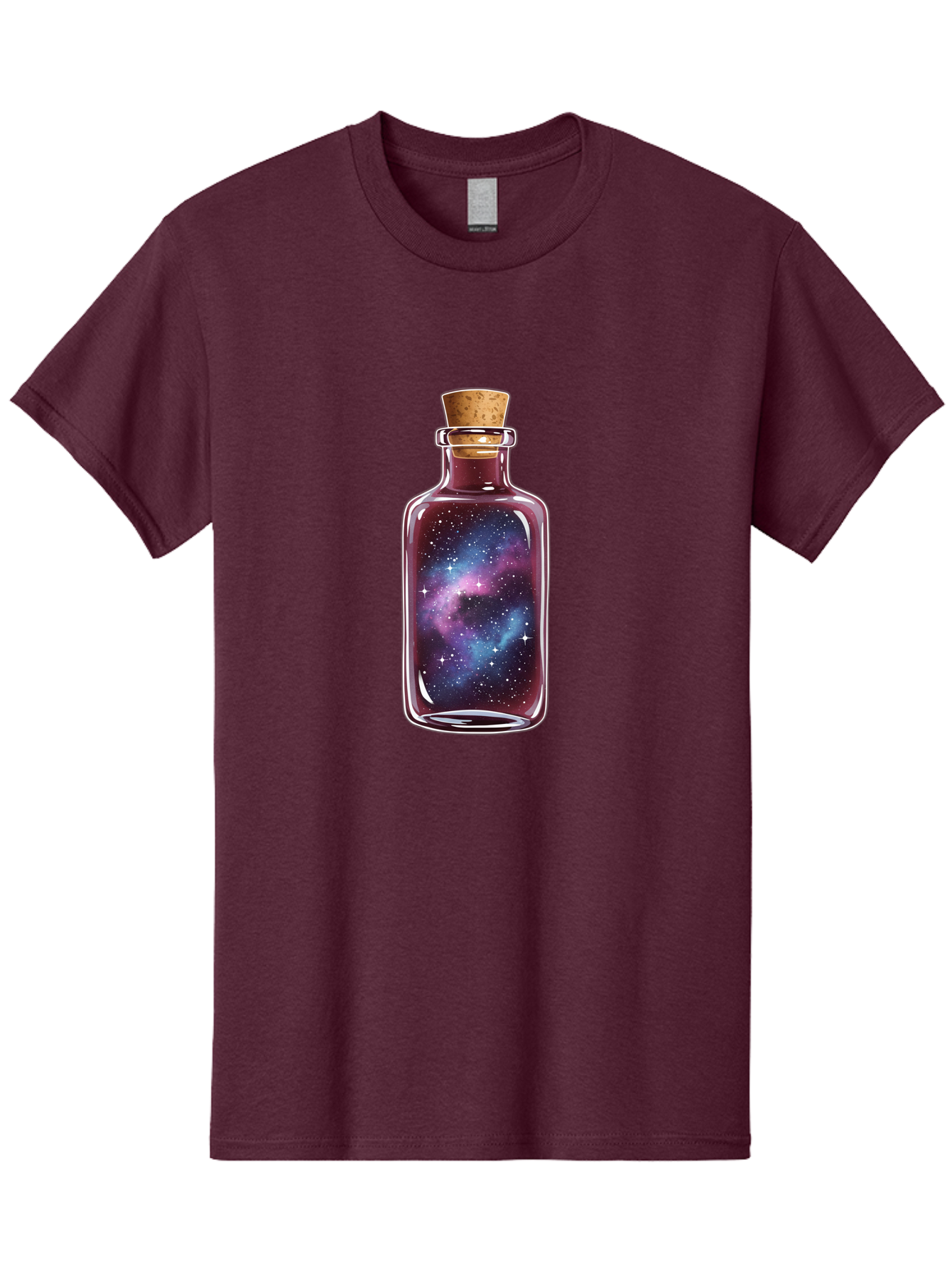 Galaxy-In-Bottle-14 Men'S Graphic Tee, 100% Cotton, Comfortable Casual Summer Wear, Machine Washable, Vintage Camera, Old Camera, Antique Camera, Black Camera, Classic Photography, Photography Equipment, Nostalgic Device, Film Camera, Baj025