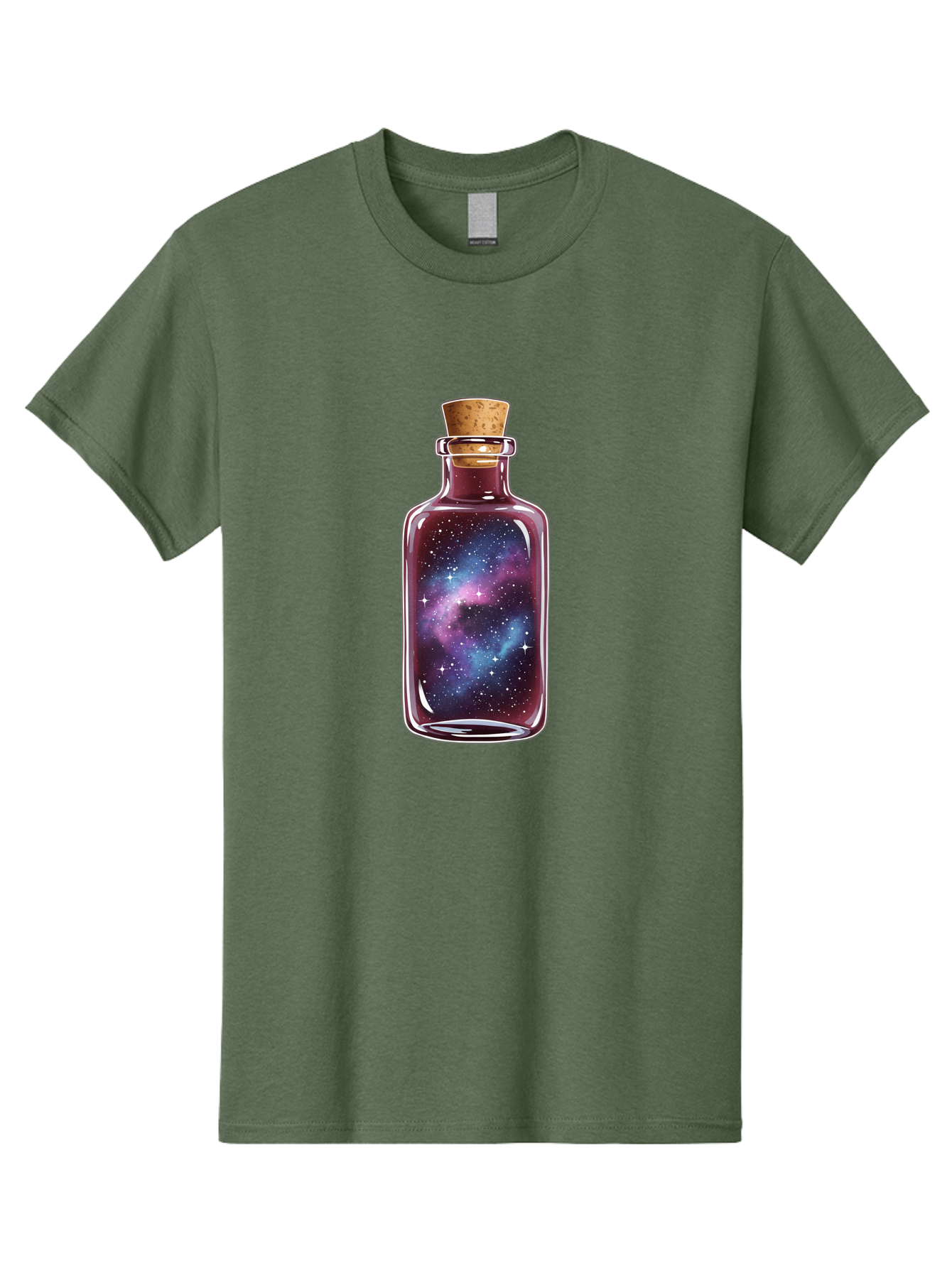 Galaxy-In-Bottle-14 Men'S Graphic Tee, 100% Cotton, Comfortable Casual Summer Wear, Machine Washable, Vintage Camera, Old Camera, Antique Camera, Black Camera, Classic Photography, Photography Equipment, Nostalgic Device, Film Camera, Baj025