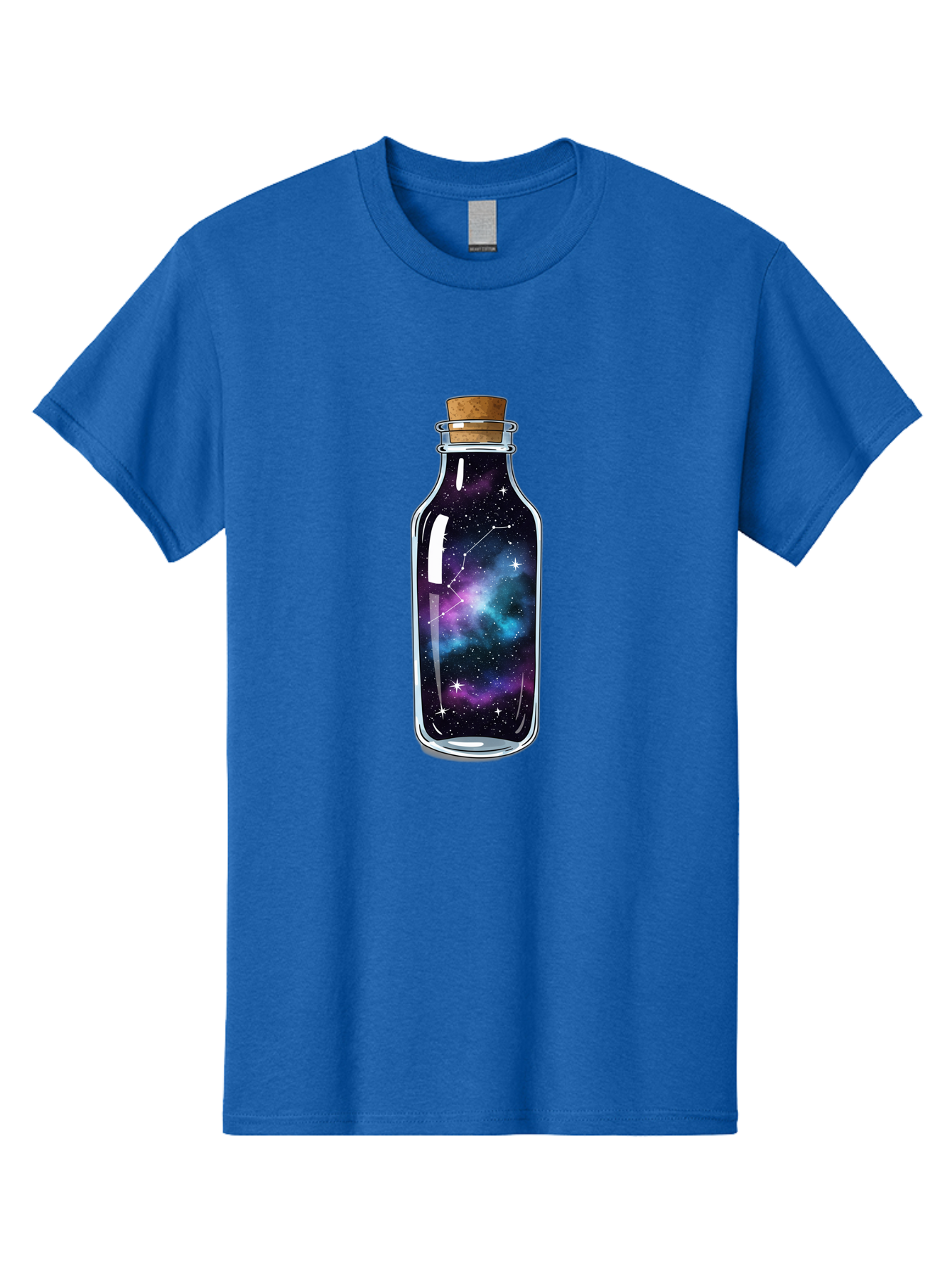 Galaxy-In-Bottle-15 Men'S Graphic Tee, 100% Cotton, Comfortable Casual Summer Wear, Machine Washable, Vintage Camera, Old Camera, Antique Camera, Black Camera, Classic Photography, Photography Equipment, Nostalgic Device, Film Camera, Baj026