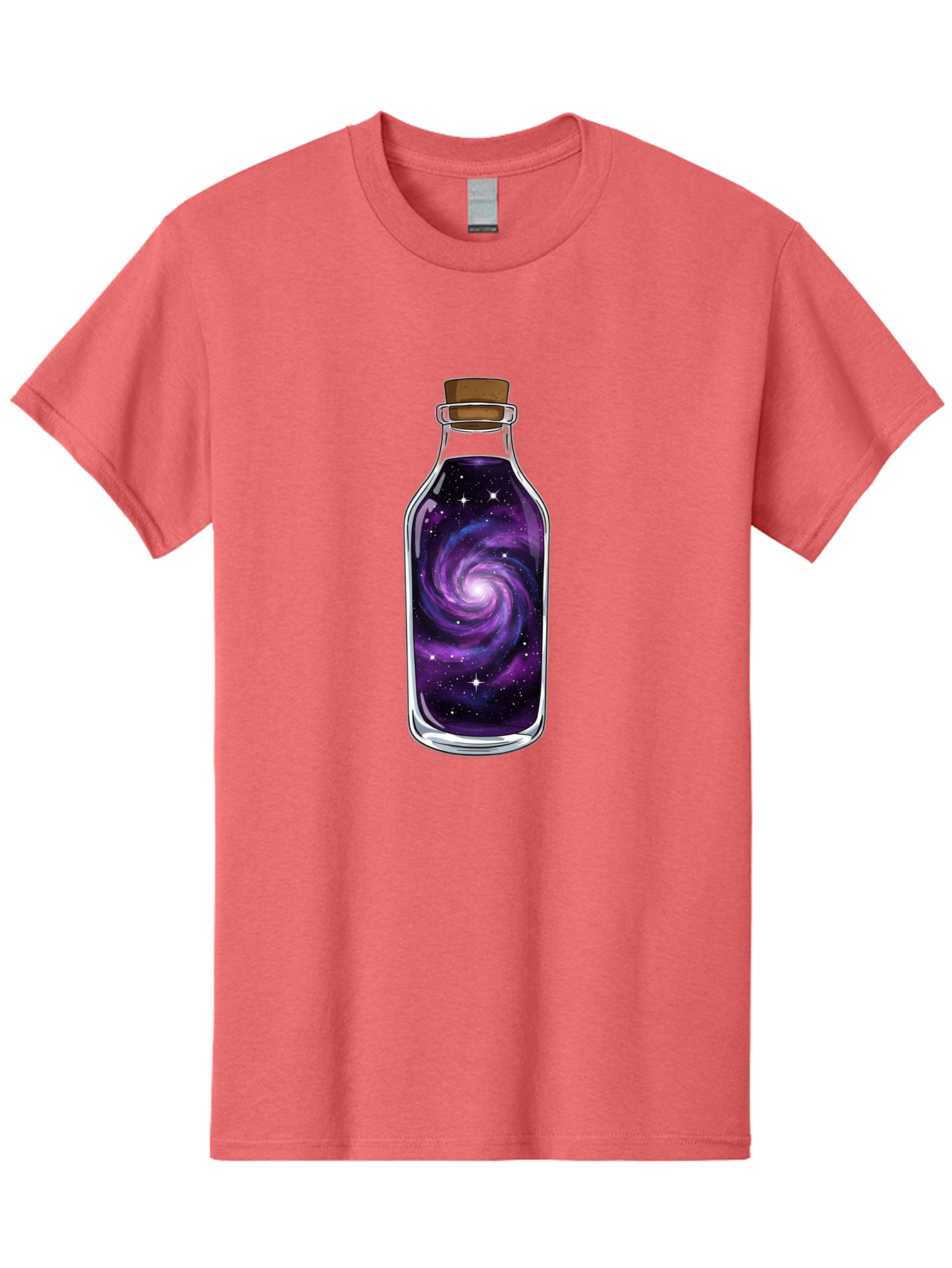 Galaxy-In-Bottle-16 Men'S Graphic Tee, 100% Cotton, Comfortable Casual Summer Wear, Machine Washable, Vintage Camera, Old Camera, Antique Camera, Black Camera, Classic Photography, Photography Equipment, Nostalgic Device, Film Camera, Baj027