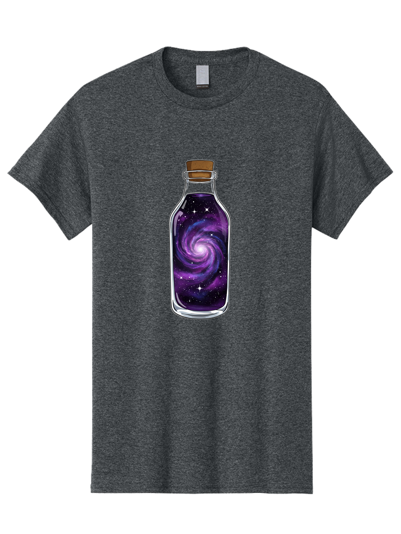 Galaxy-In-Bottle-16 Men'S Graphic Tee, 100% Cotton, Comfortable Casual Summer Wear, Machine Washable, Vintage Camera, Old Camera, Antique Camera, Black Camera, Classic Photography, Photography Equipment, Nostalgic Device, Film Camera, Baj027
