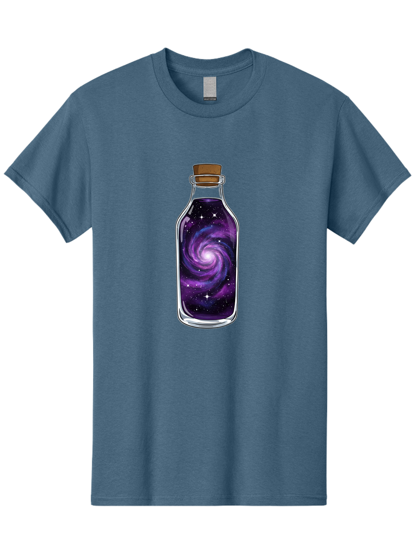 Galaxy-In-Bottle-16 Men'S Graphic Tee, 100% Cotton, Comfortable Casual Summer Wear, Machine Washable, Vintage Camera, Old Camera, Antique Camera, Black Camera, Classic Photography, Photography Equipment, Nostalgic Device, Film Camera, Baj027