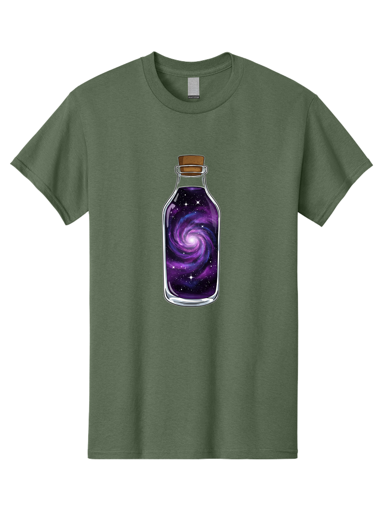 Galaxy-In-Bottle-16 Men'S Graphic Tee, 100% Cotton, Comfortable Casual Summer Wear, Machine Washable, Vintage Camera, Old Camera, Antique Camera, Black Camera, Classic Photography, Photography Equipment, Nostalgic Device, Film Camera, Baj027