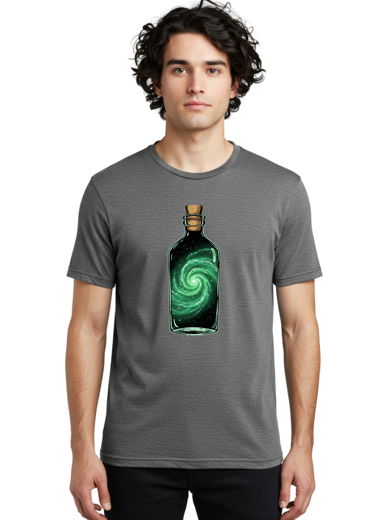 Galaxy-In-Bottle-17 Men'S Graphic Tee, 100% Cotton, Comfortable Casual Summer Wear, Machine Washable, Vintage Camera, Old Camera, Antique Camera, Black Camera, Classic Photography, Photography Equipment, Nostalgic Device, Film Camera, Baj028