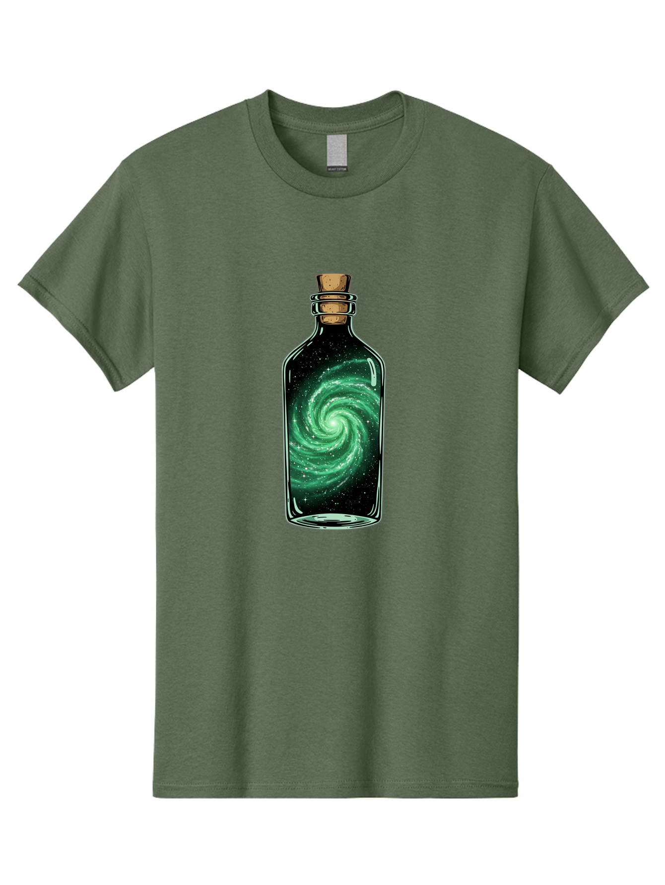 Galaxy-In-Bottle-17 Men'S Graphic Tee, 100% Cotton, Comfortable Casual Summer Wear, Machine Washable, Vintage Camera, Old Camera, Antique Camera, Black Camera, Classic Photography, Photography Equipment, Nostalgic Device, Film Camera, Baj028