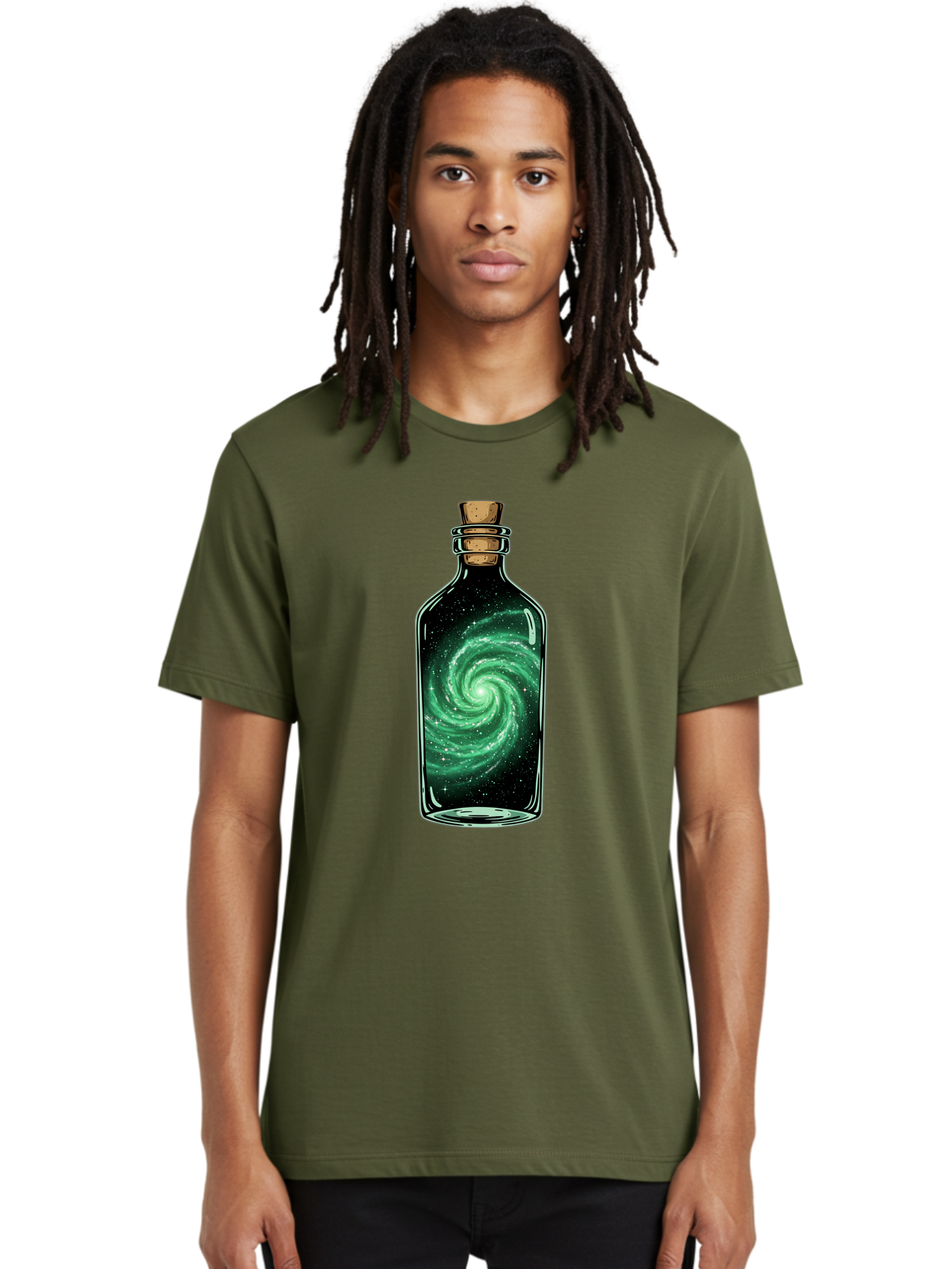 Galaxy-In-Bottle-17 Men'S Graphic Tee, 100% Cotton, Comfortable Casual Summer Wear, Machine Washable, Vintage Camera, Old Camera, Antique Camera, Black Camera, Classic Photography, Photography Equipment, Nostalgic Device, Film Camera, Baj028