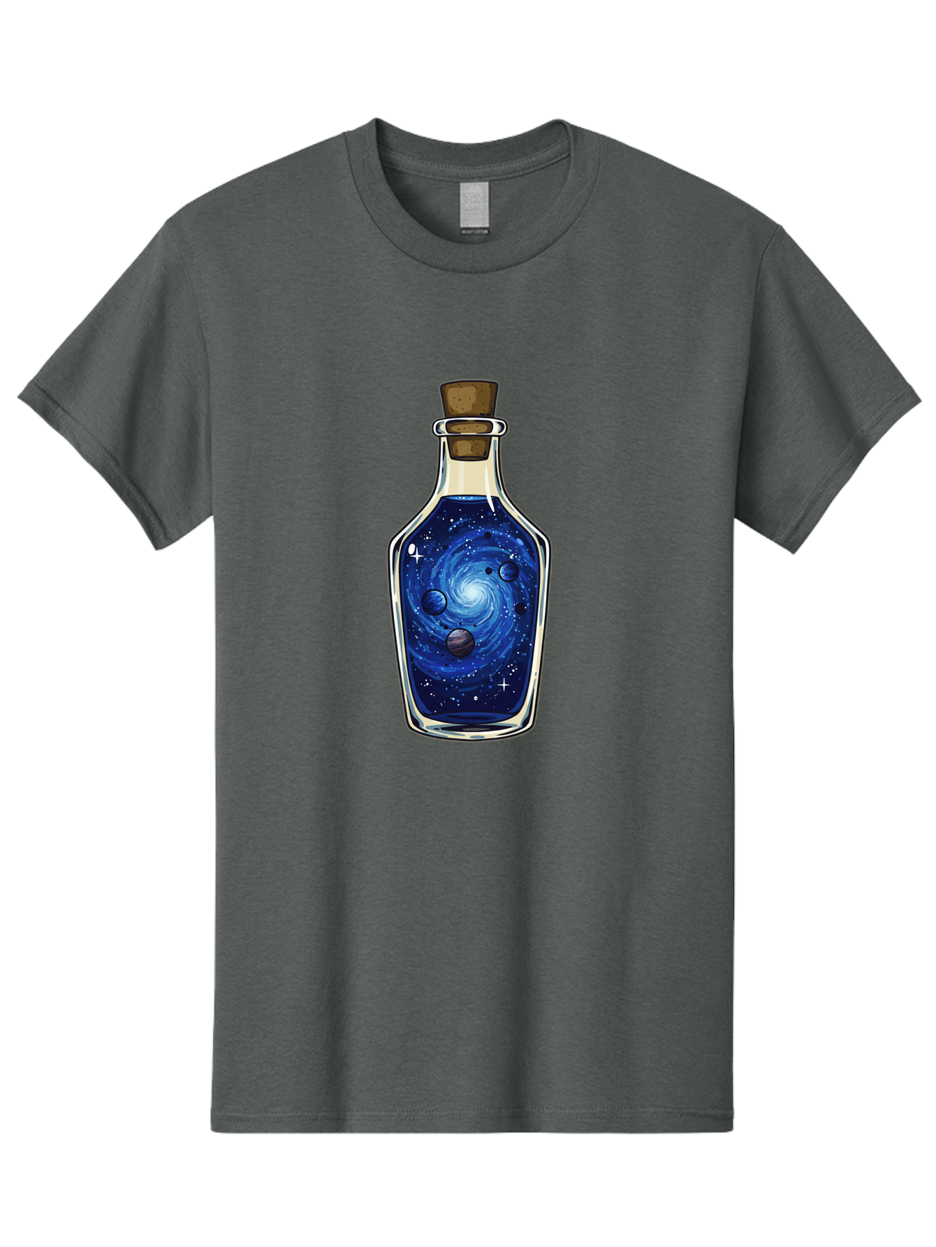 Galaxy-In-Bottle-18 Men'S Graphic Tee, 100% Cotton, Comfortable Casual Summer Wear, Machine Washable, Vintage Camera, Old Camera, Antique Camera, Black Camera, Classic Photography, Photography Equipment, Nostalgic Device, Film Camera, Baj029