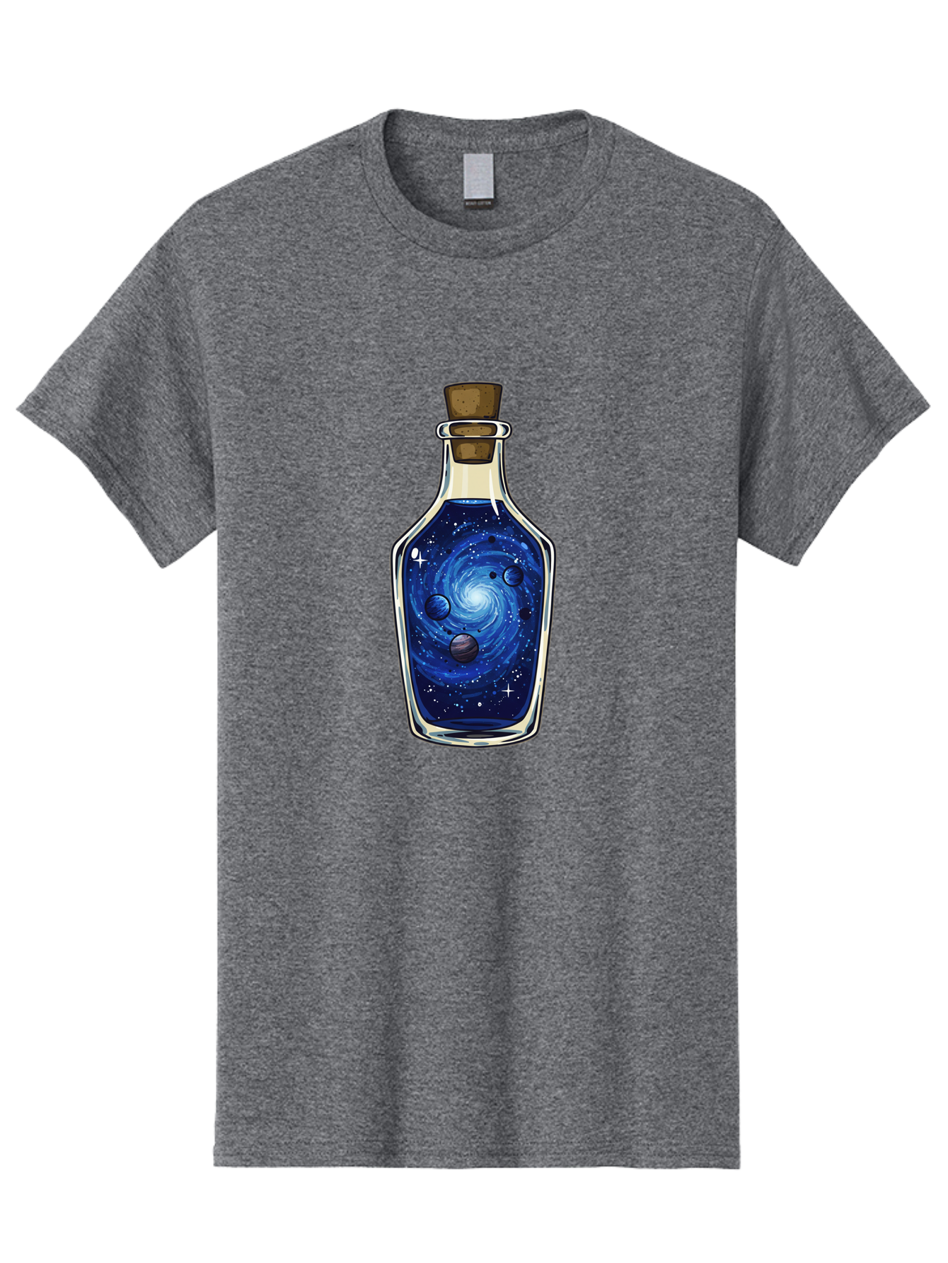 Galaxy-In-Bottle-18 Men'S Graphic Tee, 100% Cotton, Comfortable Casual Summer Wear, Machine Washable, Vintage Camera, Old Camera, Antique Camera, Black Camera, Classic Photography, Photography Equipment, Nostalgic Device, Film Camera, Baj029