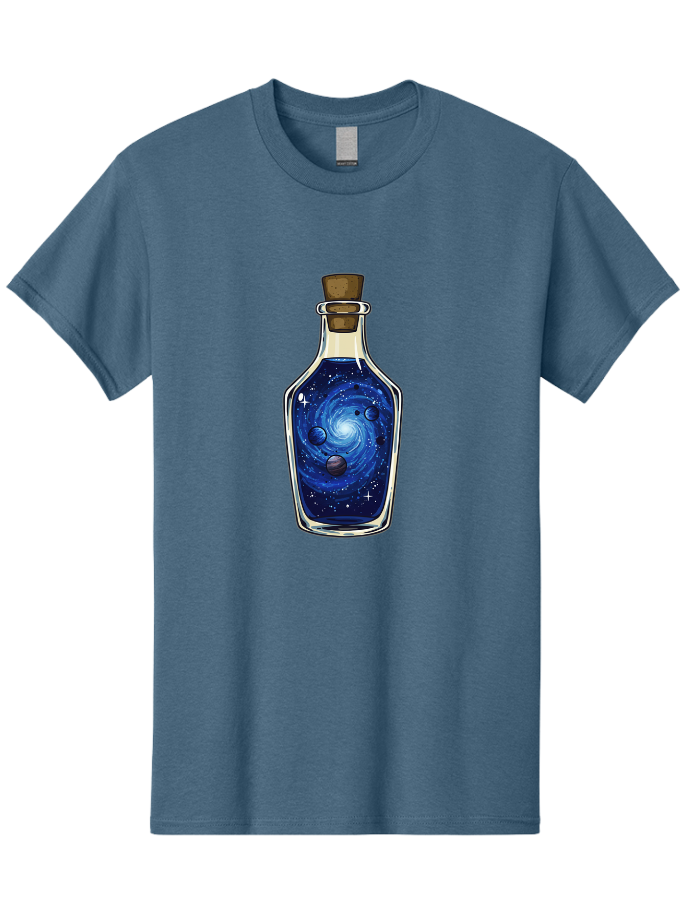 Galaxy-In-Bottle-18 Men'S Graphic Tee, 100% Cotton, Comfortable Casual Summer Wear, Machine Washable, Vintage Camera, Old Camera, Antique Camera, Black Camera, Classic Photography, Photography Equipment, Nostalgic Device, Film Camera, Baj029