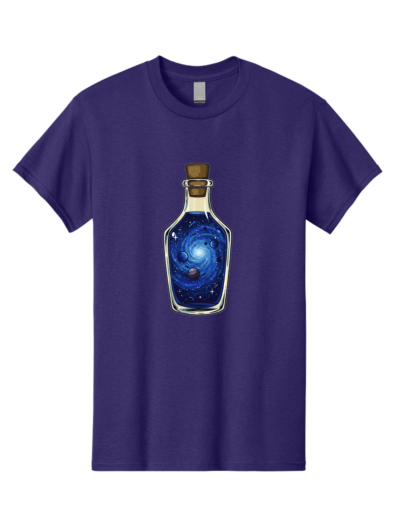 Galaxy-In-Bottle-18 Men'S Graphic Tee, 100% Cotton, Comfortable Casual Summer Wear, Machine Washable, Vintage Camera, Old Camera, Antique Camera, Black Camera, Classic Photography, Photography Equipment, Nostalgic Device, Film Camera, Baj029